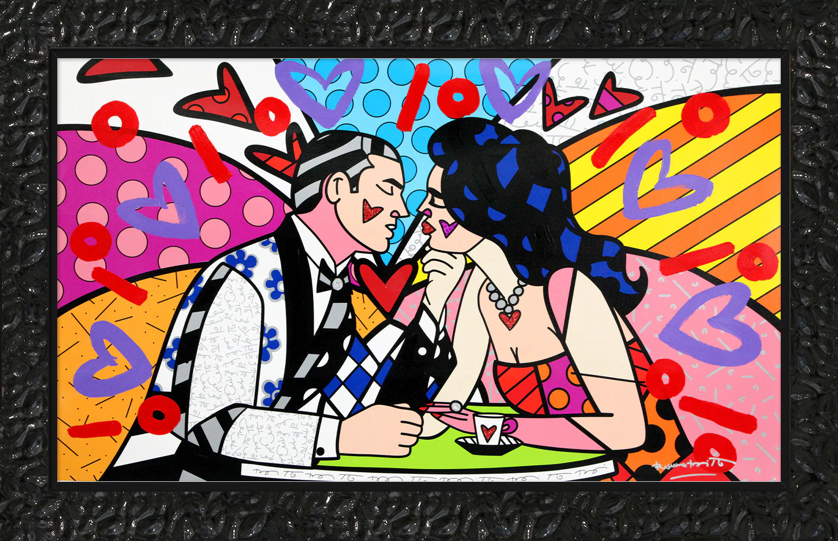 Dinner Date - Mixed Media Original - Image 2