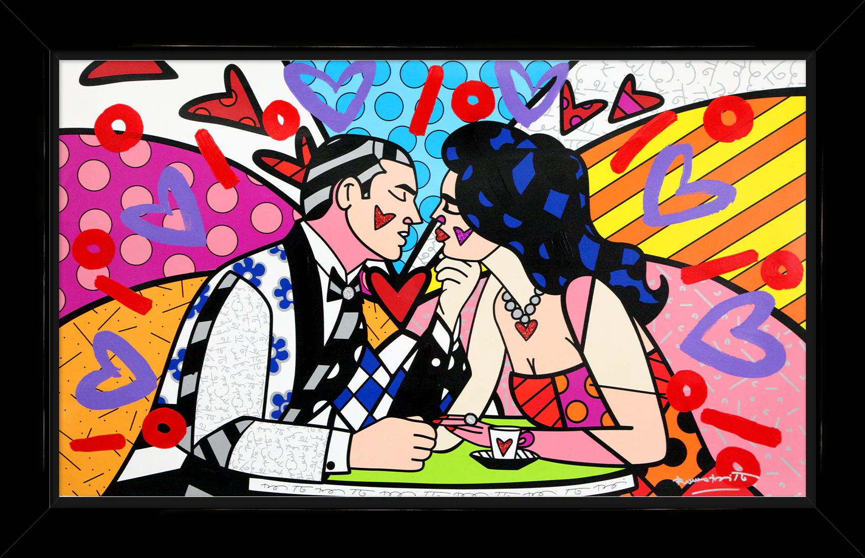 Dinner Date - Mixed Media Original - Image 5