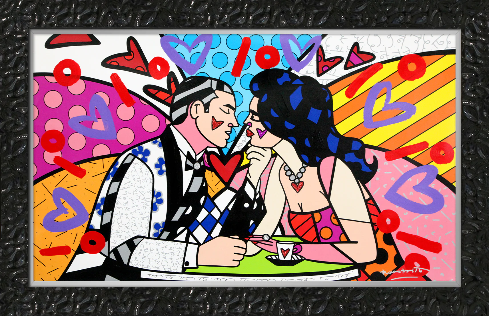 Dinner Date - Mixed Media Original - Image 7