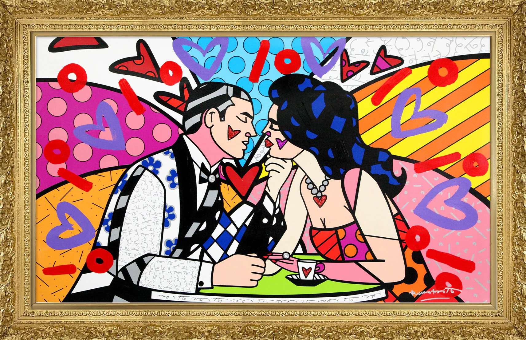 Dinner Date - Mixed Media Original - Image 9
