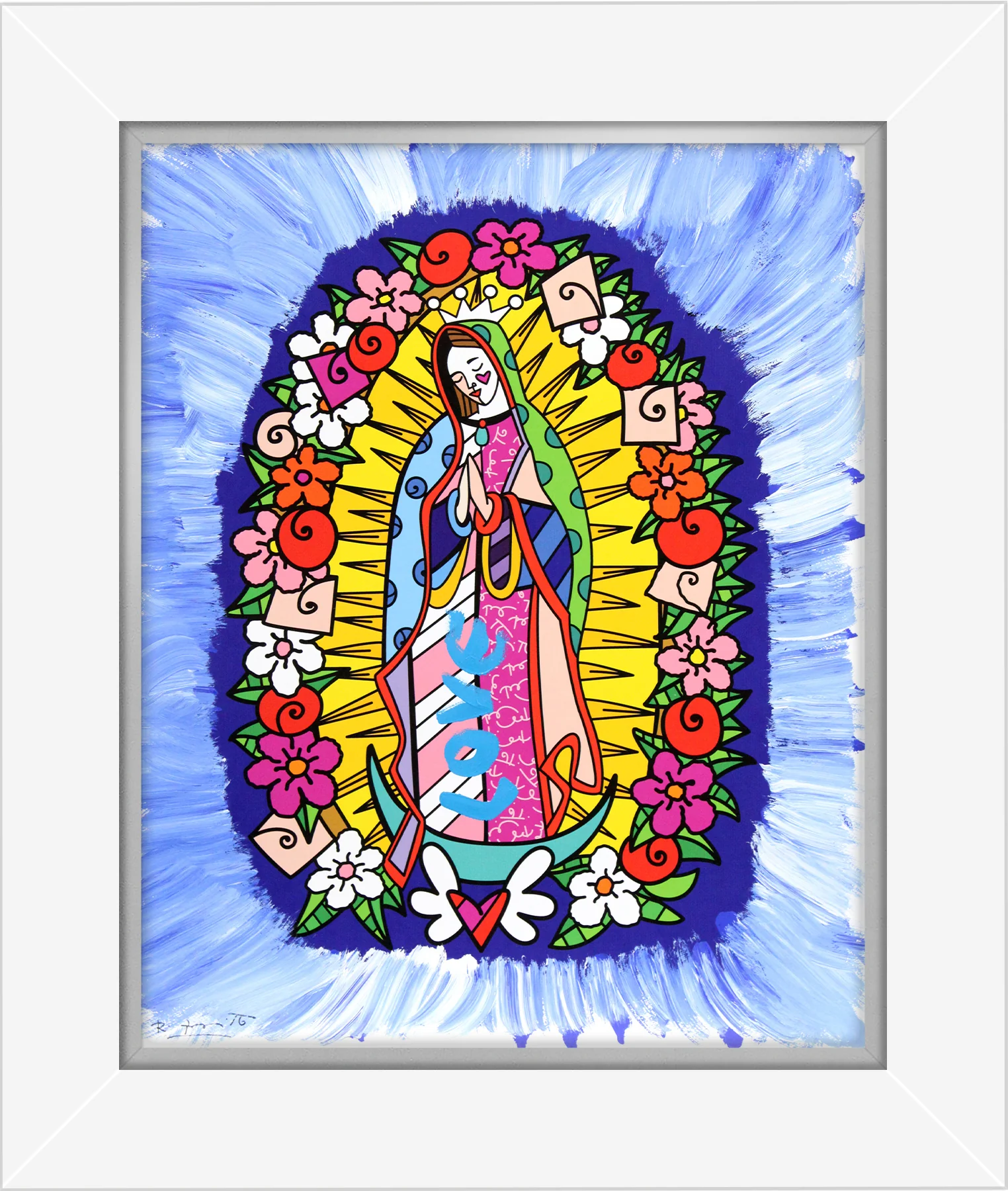 Divine Blue - Mixed Media Original - Image 10