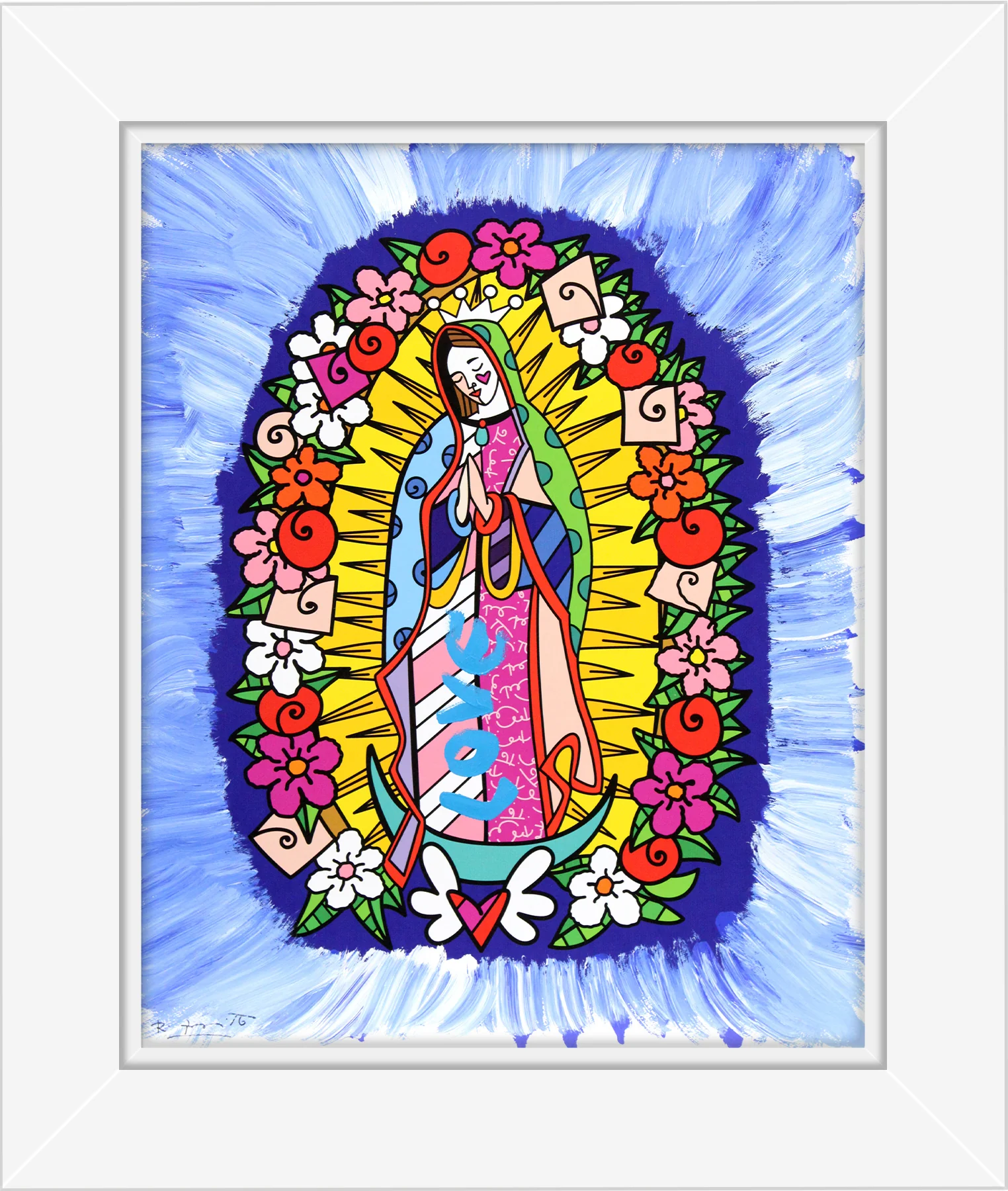 Divine Blue - Mixed Media Original - Image 11