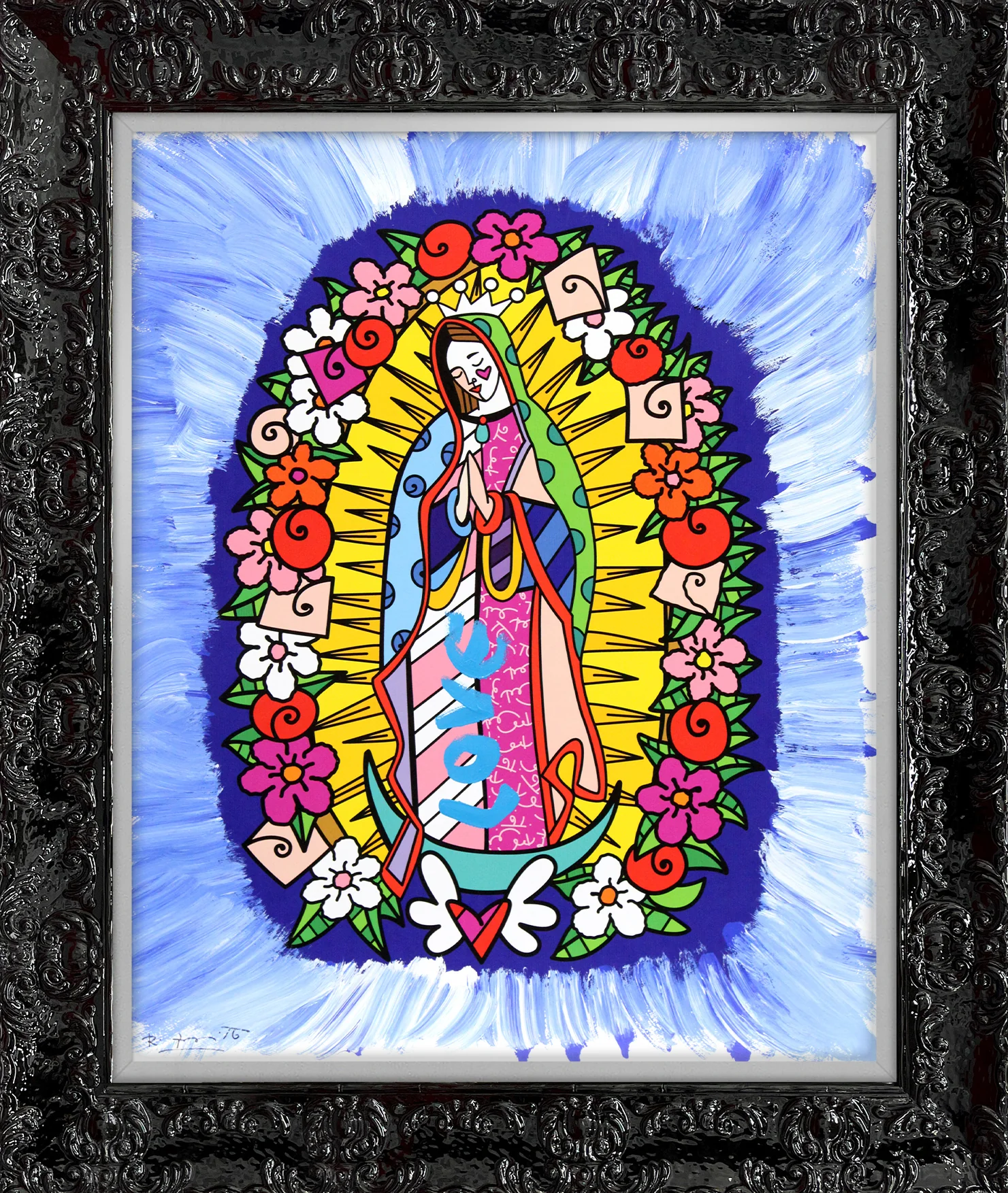 Divine Blue - Mixed Media Original - Image 12