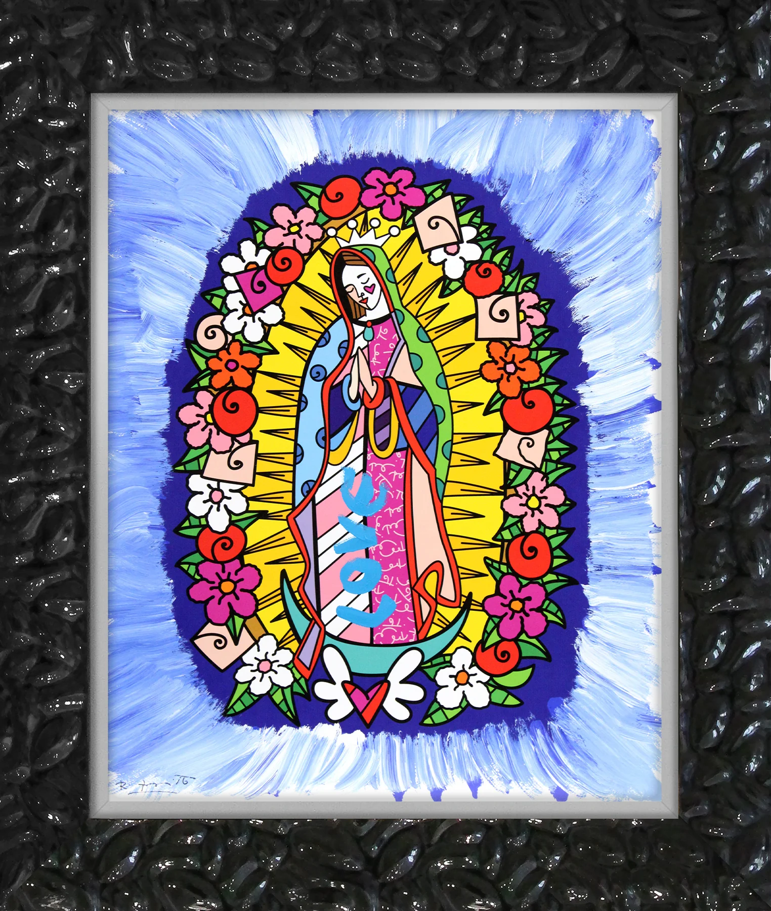 Divine Blue - Mixed Media Original - Image 13