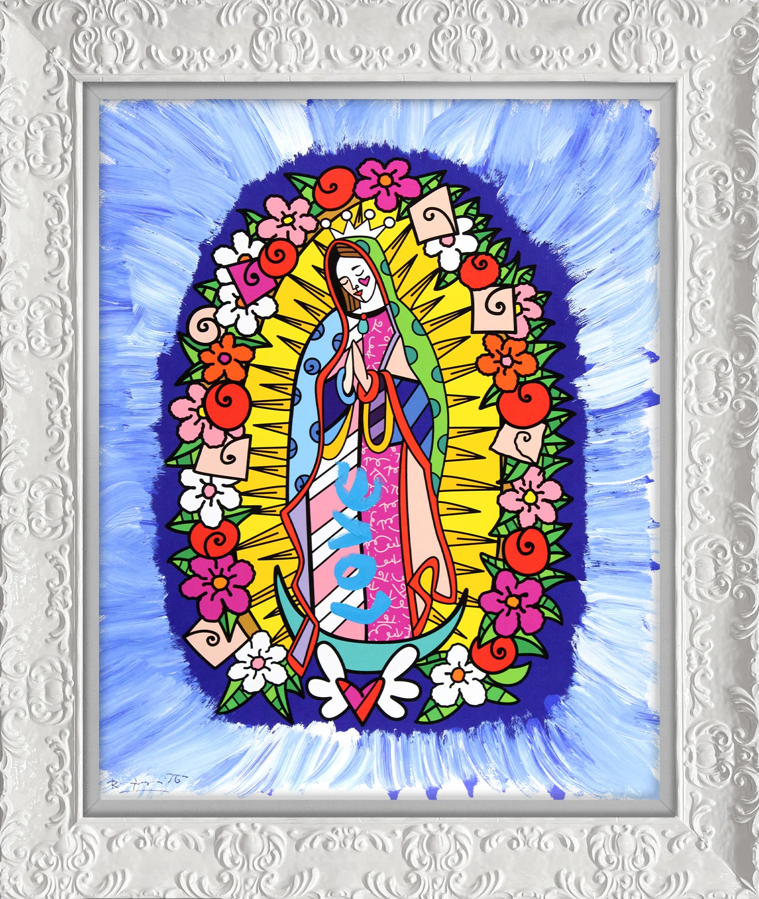Divine Blue - Mixed Media Original - Image 14