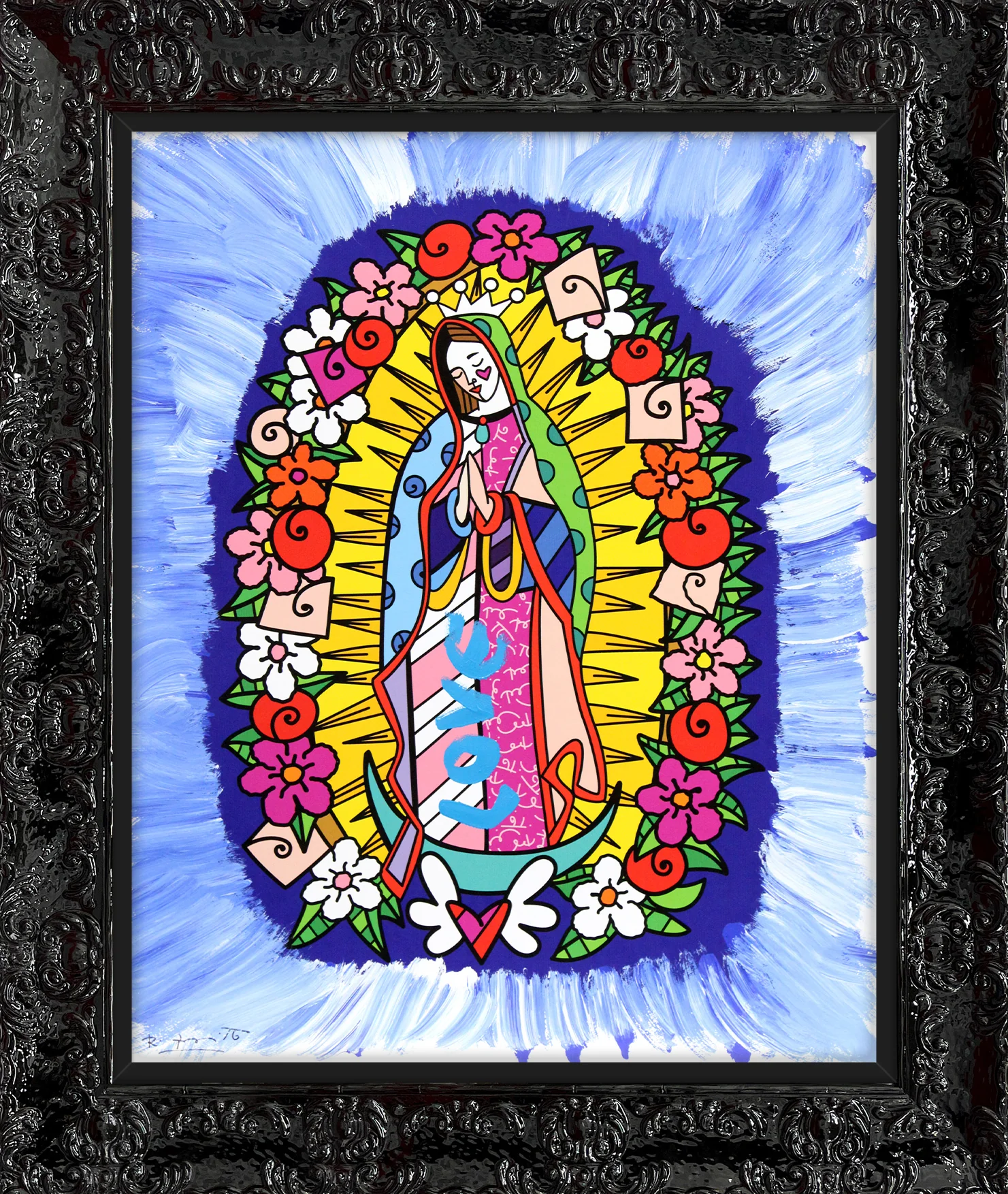 Divine Blue - Mixed Media Original - Image 16