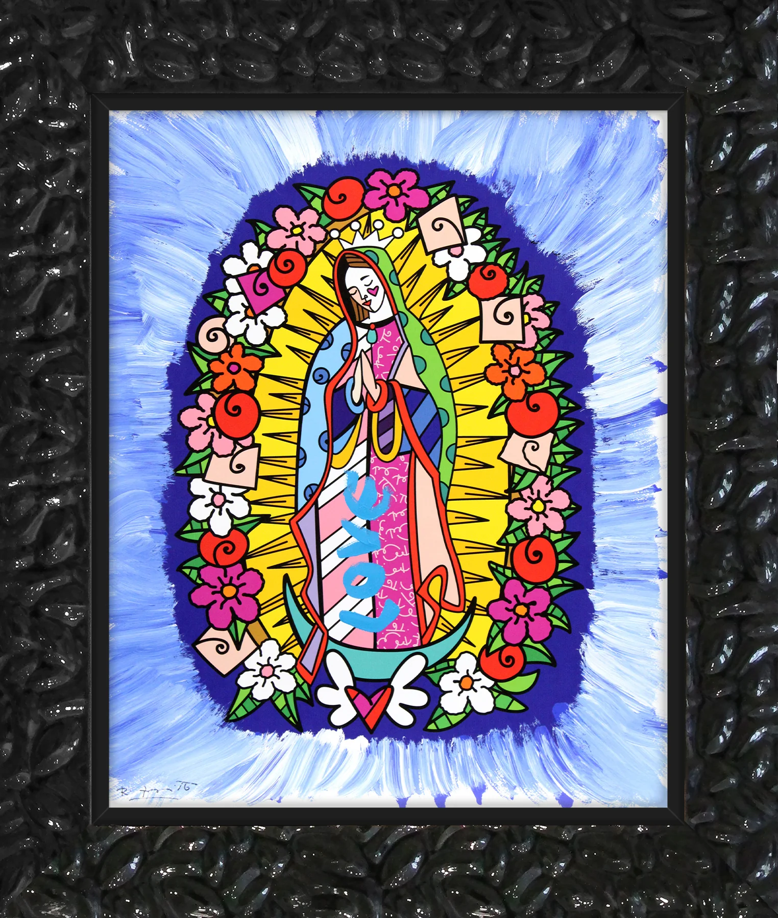 Divine Blue - Mixed Media Original - Image 17