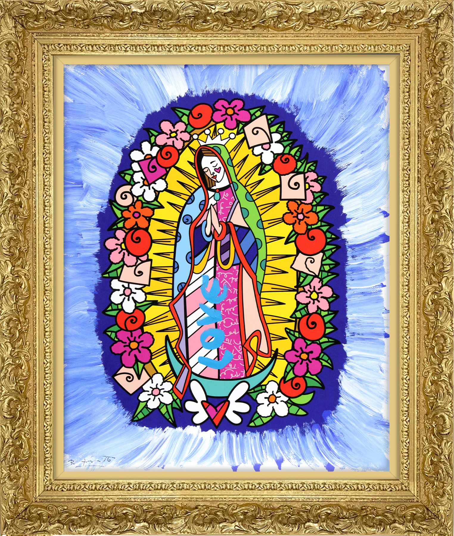 Divine Blue - Mixed Media Original - Image 18