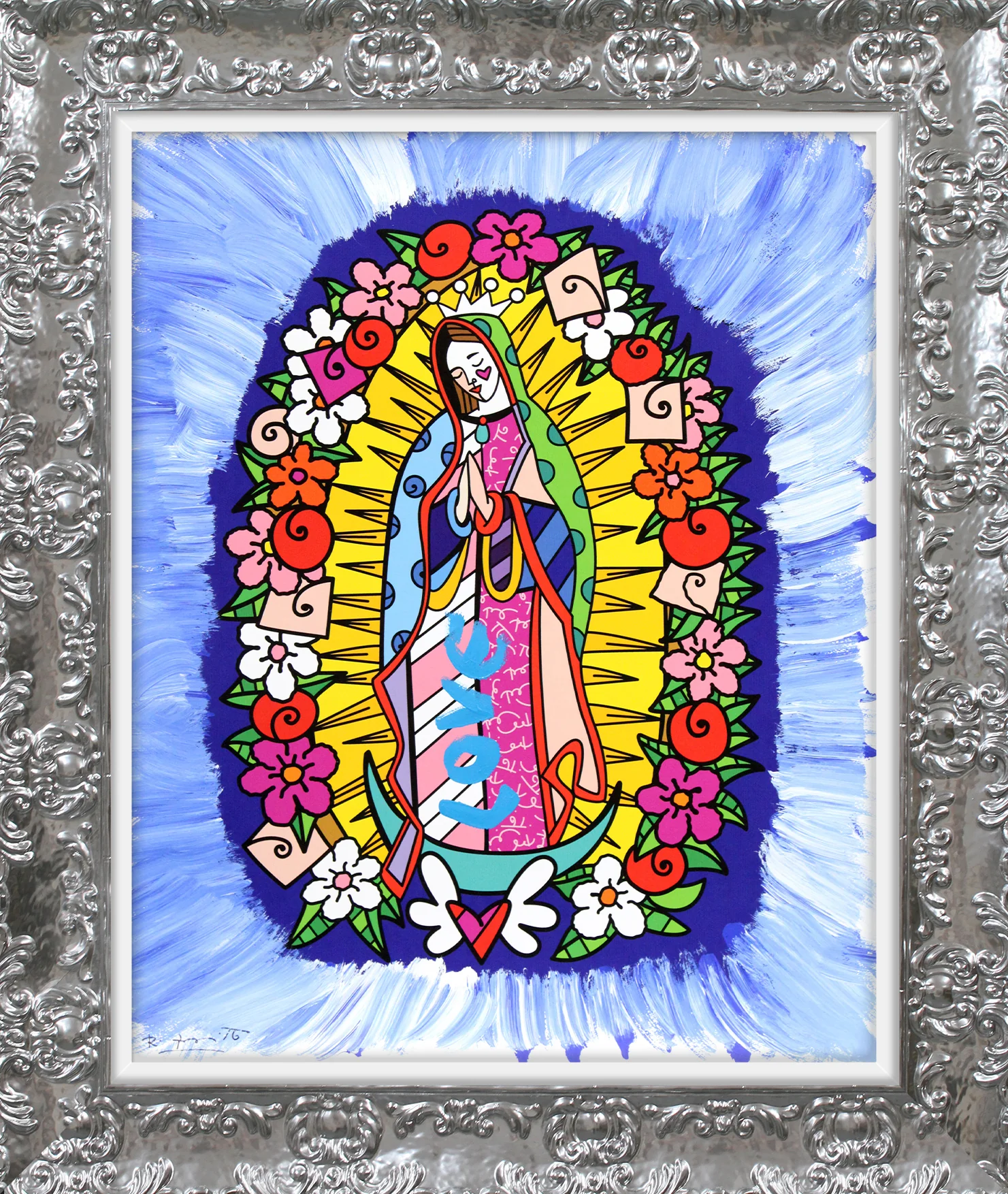 Divine Blue - Mixed Media Original - Image 19