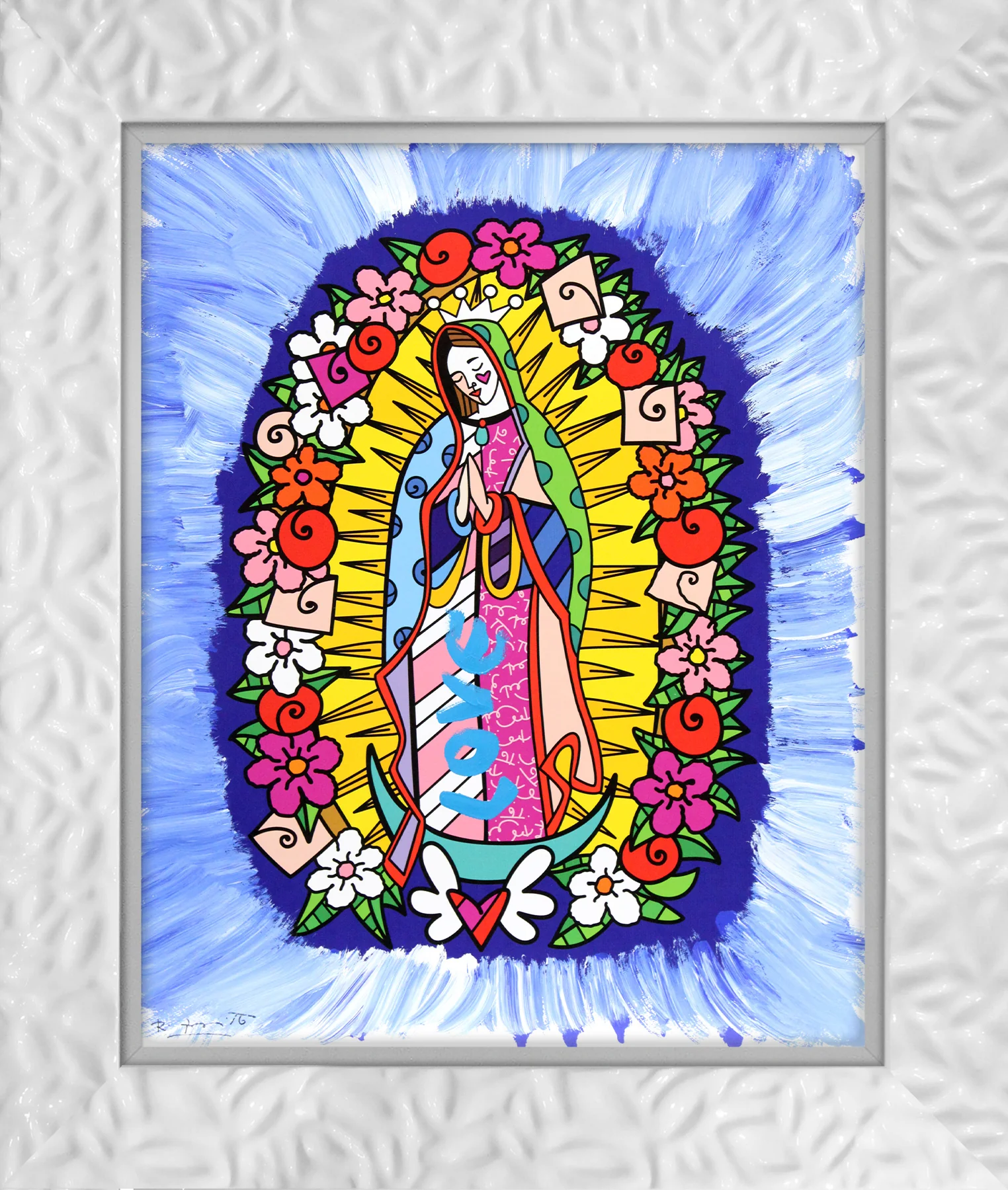 Divine Blue - Mixed Media Original - Image 20