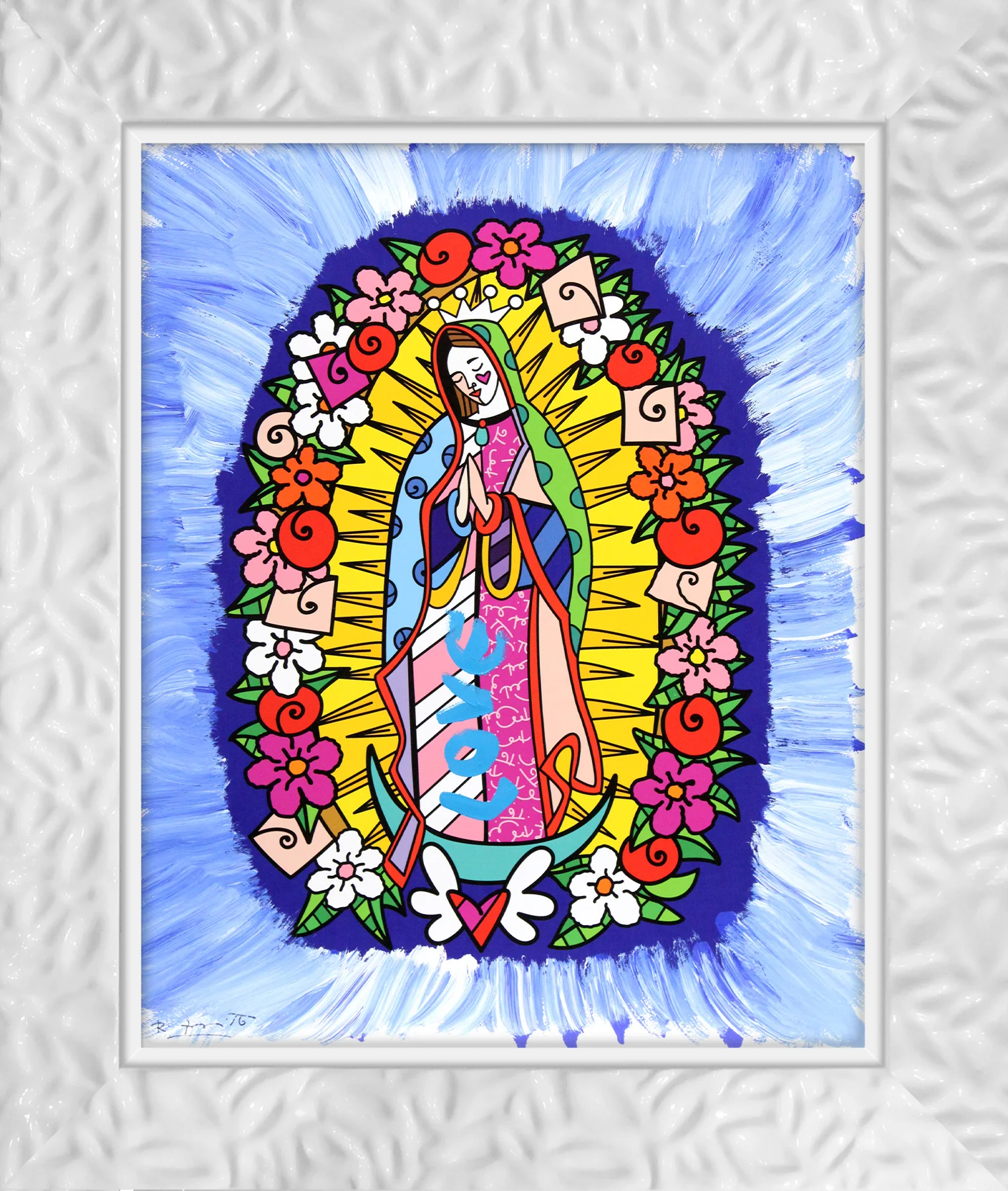 Divine Blue - Mixed Media Original - Image 21