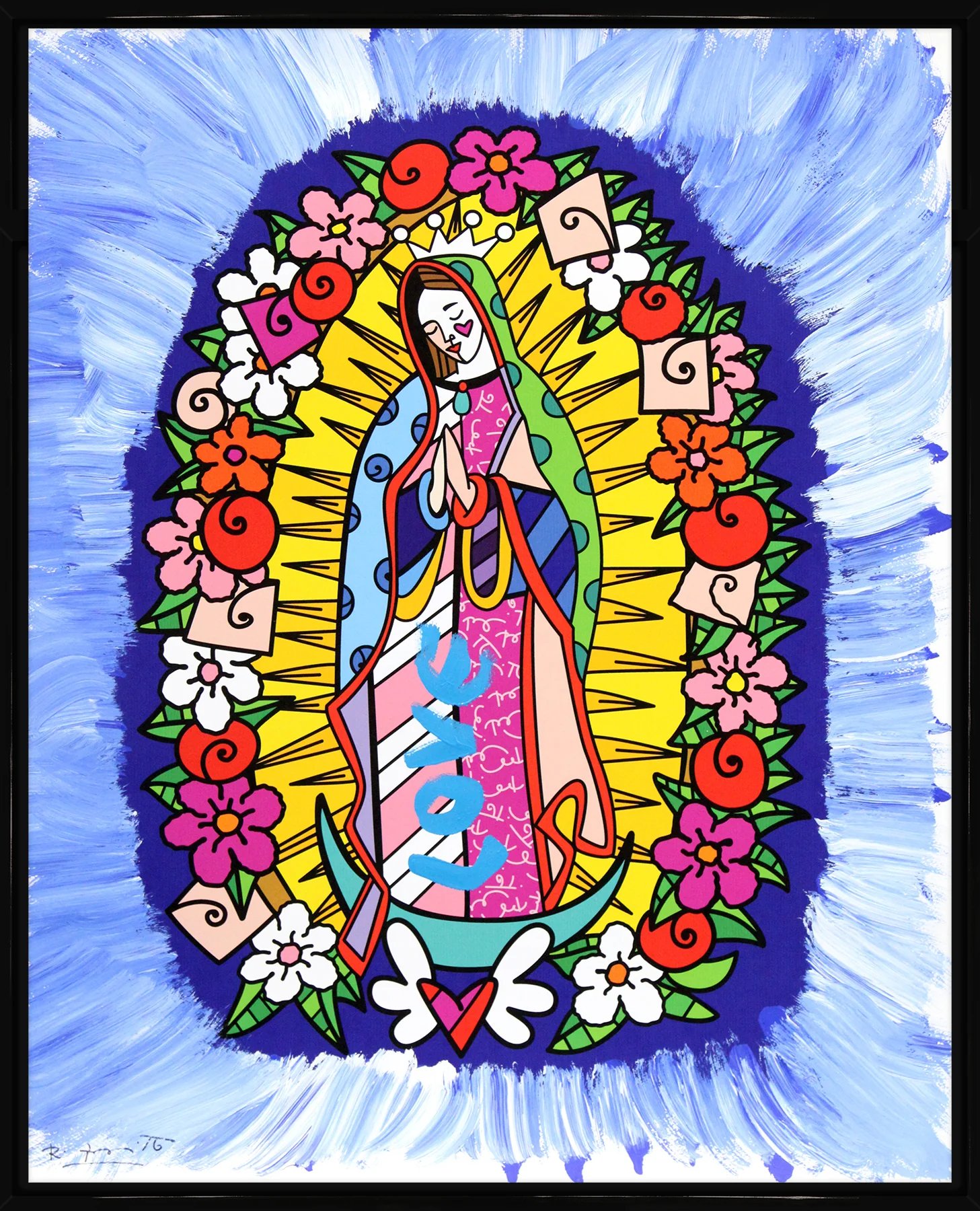 Divine Blue - Mixed Media Original - Image 5