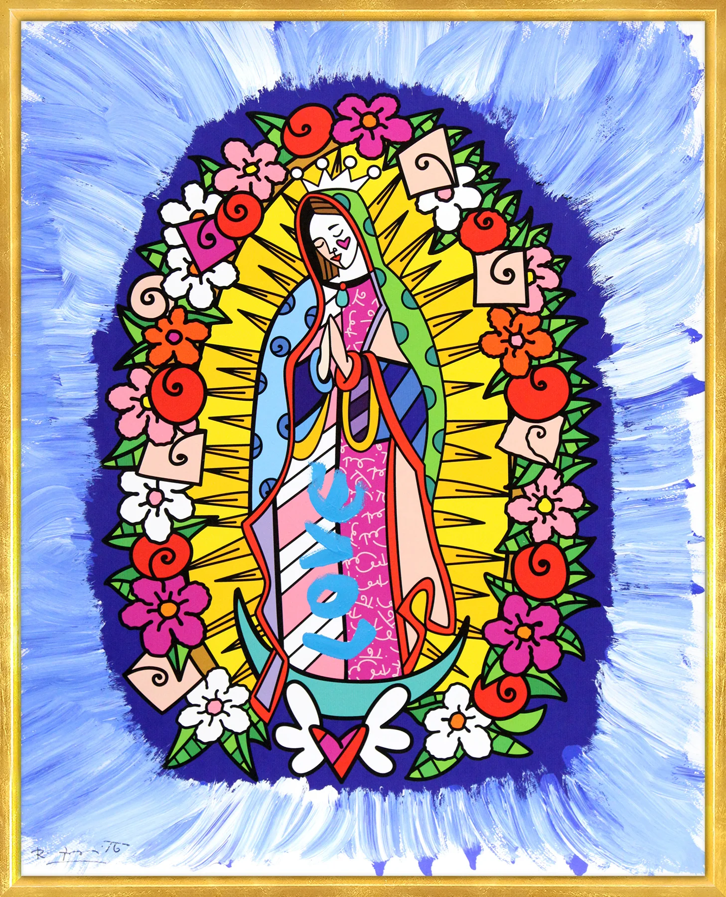 Divine Blue - Mixed Media Original - Image 7