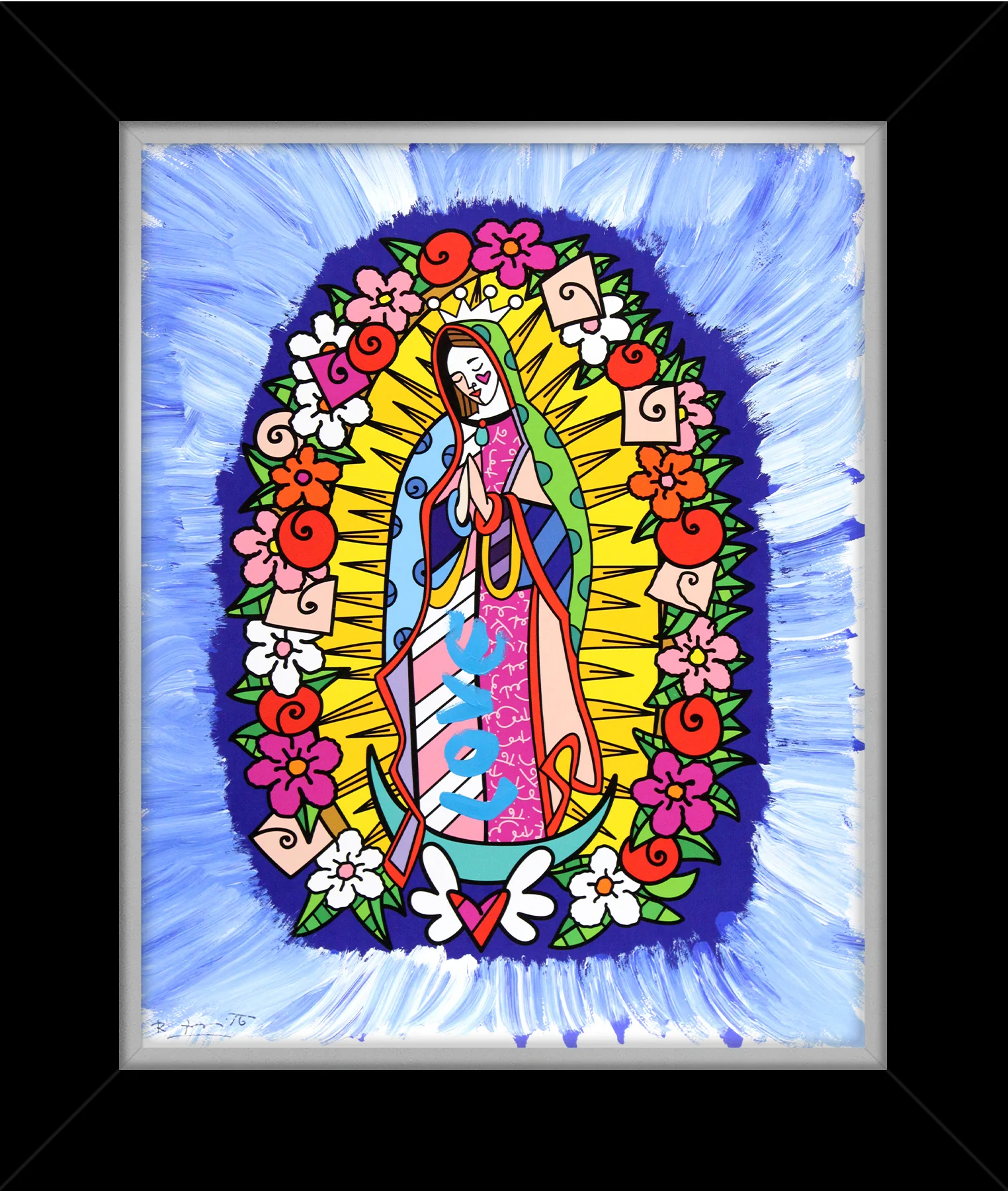 Divine Blue - Mixed Media Original - Image 8