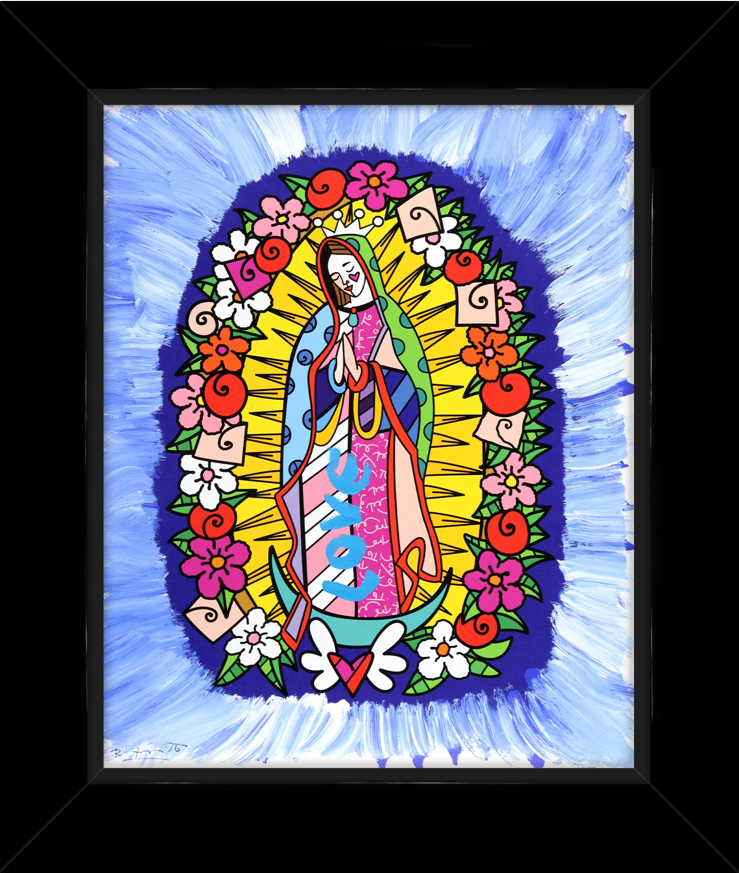 Divine Blue - Mixed Media Original - Image 9