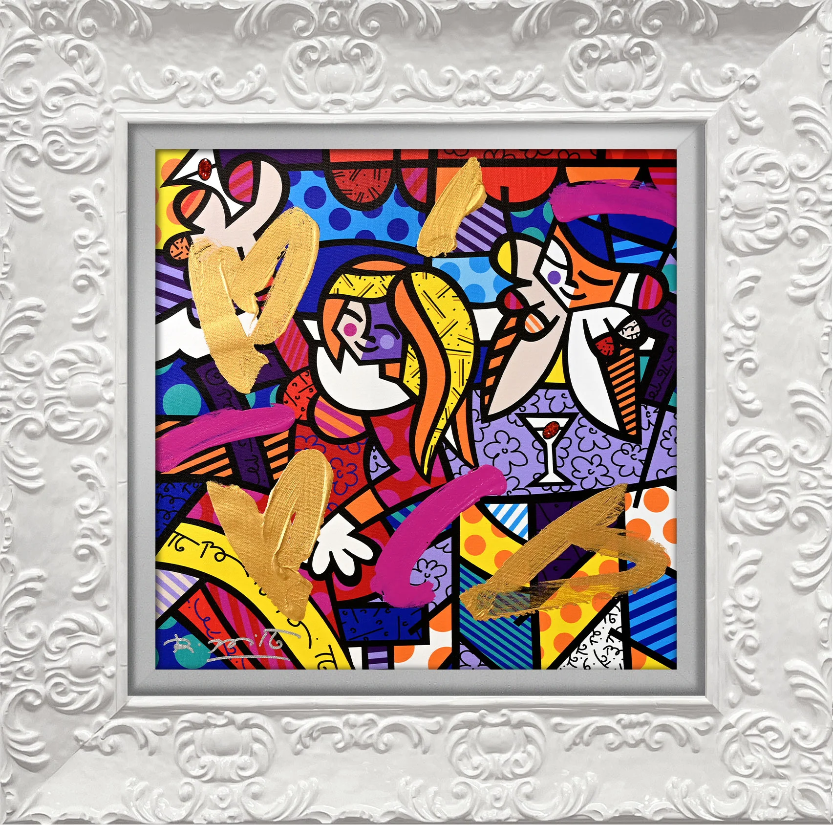 Doing Lunch Again - Mixed Media Original - Image 11