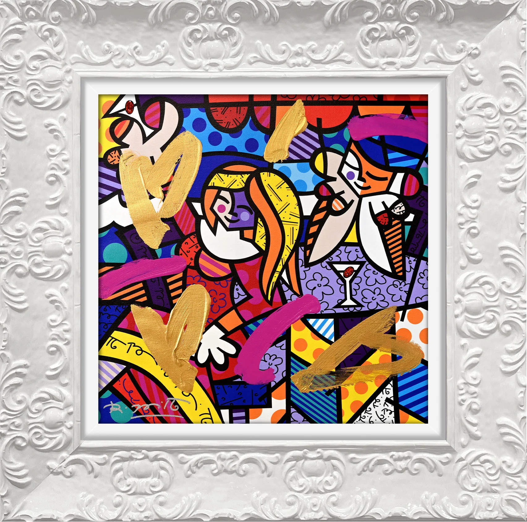Doing Lunch Again - Mixed Media Original - Image 12