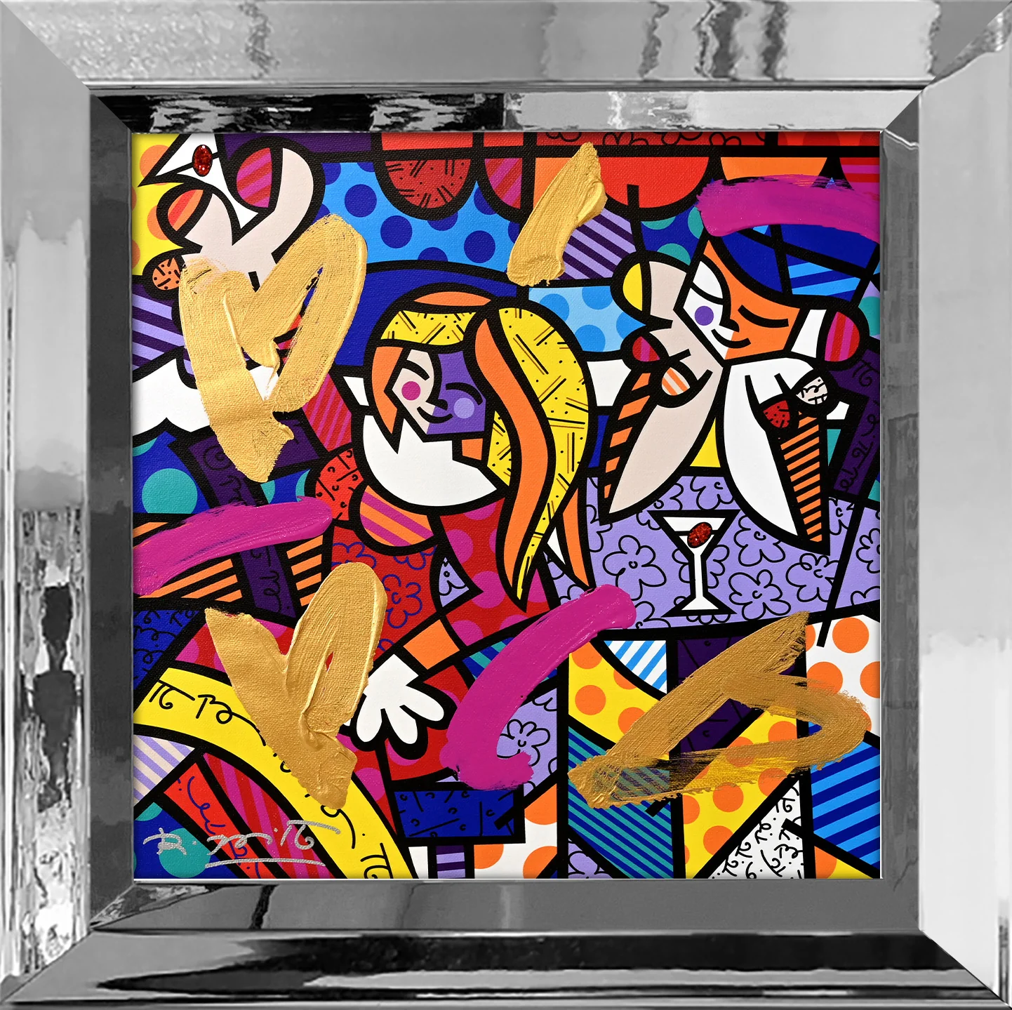 Doing Lunch Again - Mixed Media Original - Image 15