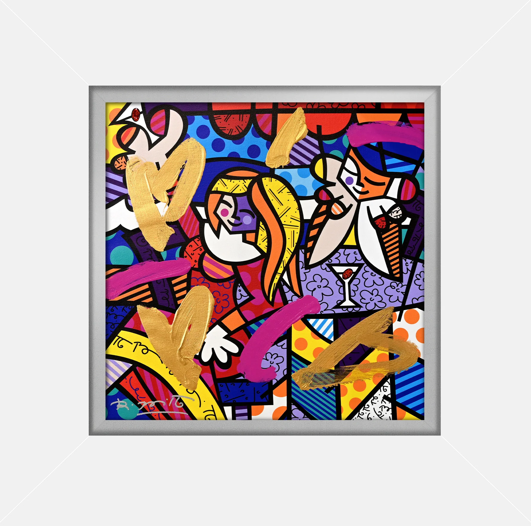 Doing Lunch Again - Mixed Media Original - Image 7