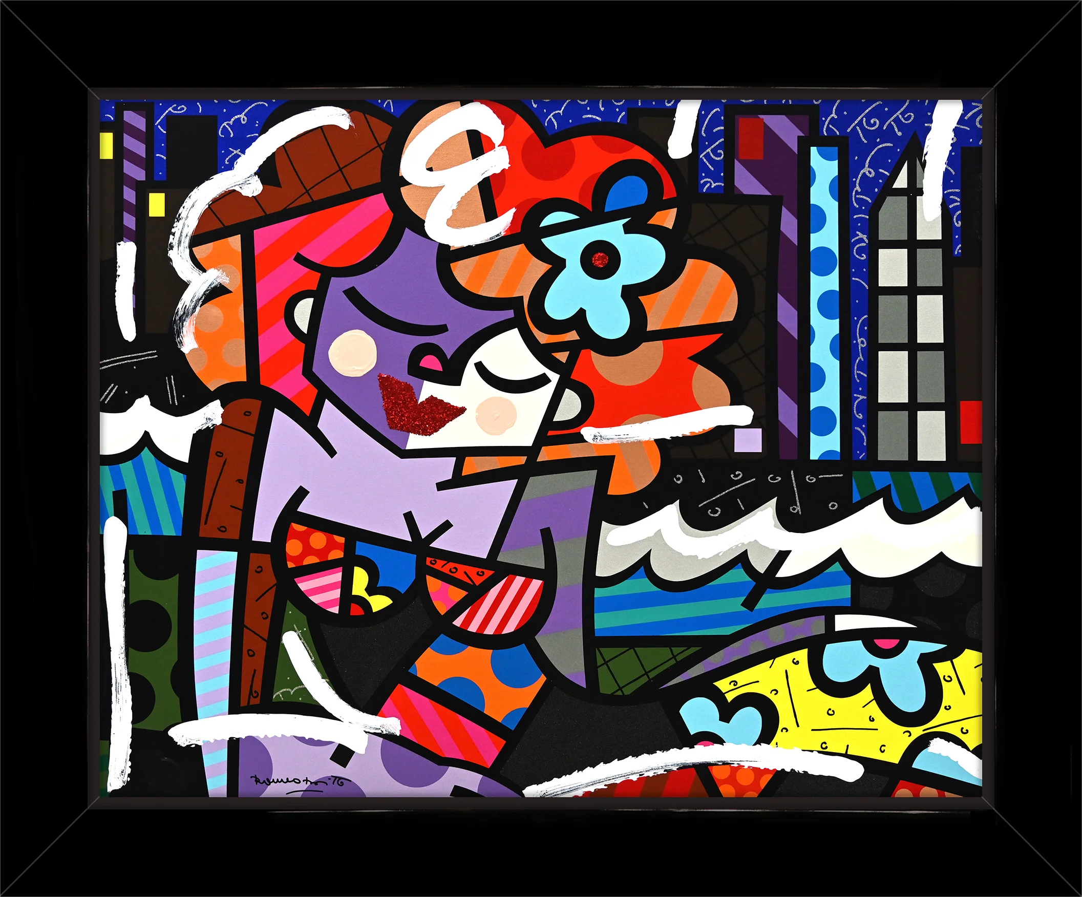 Downtown Girl - Mixed Media Original - Image 2