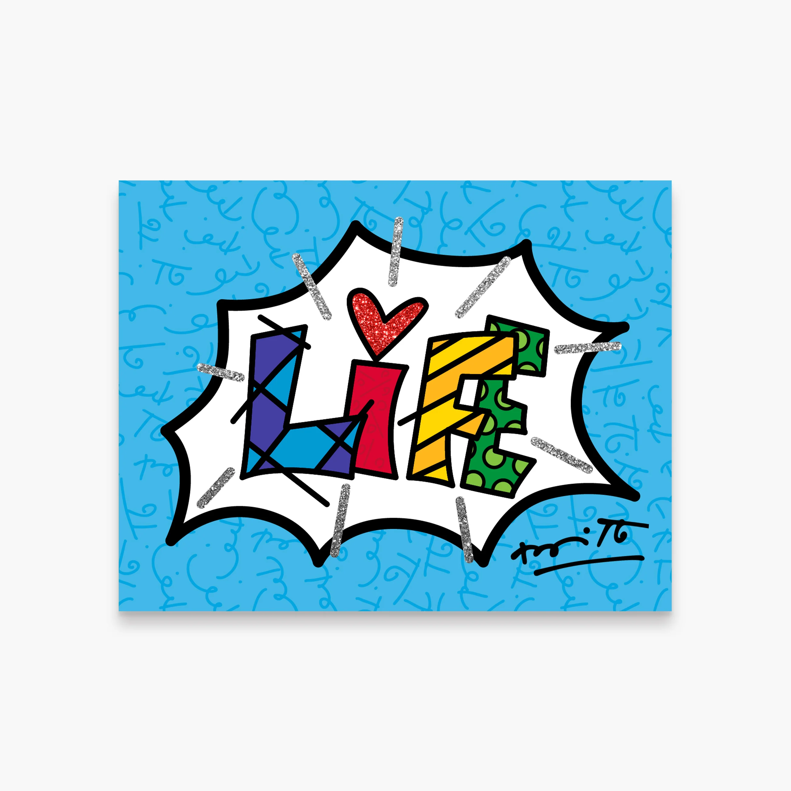 Dream Life (Blue Word) - Limited Edition Print