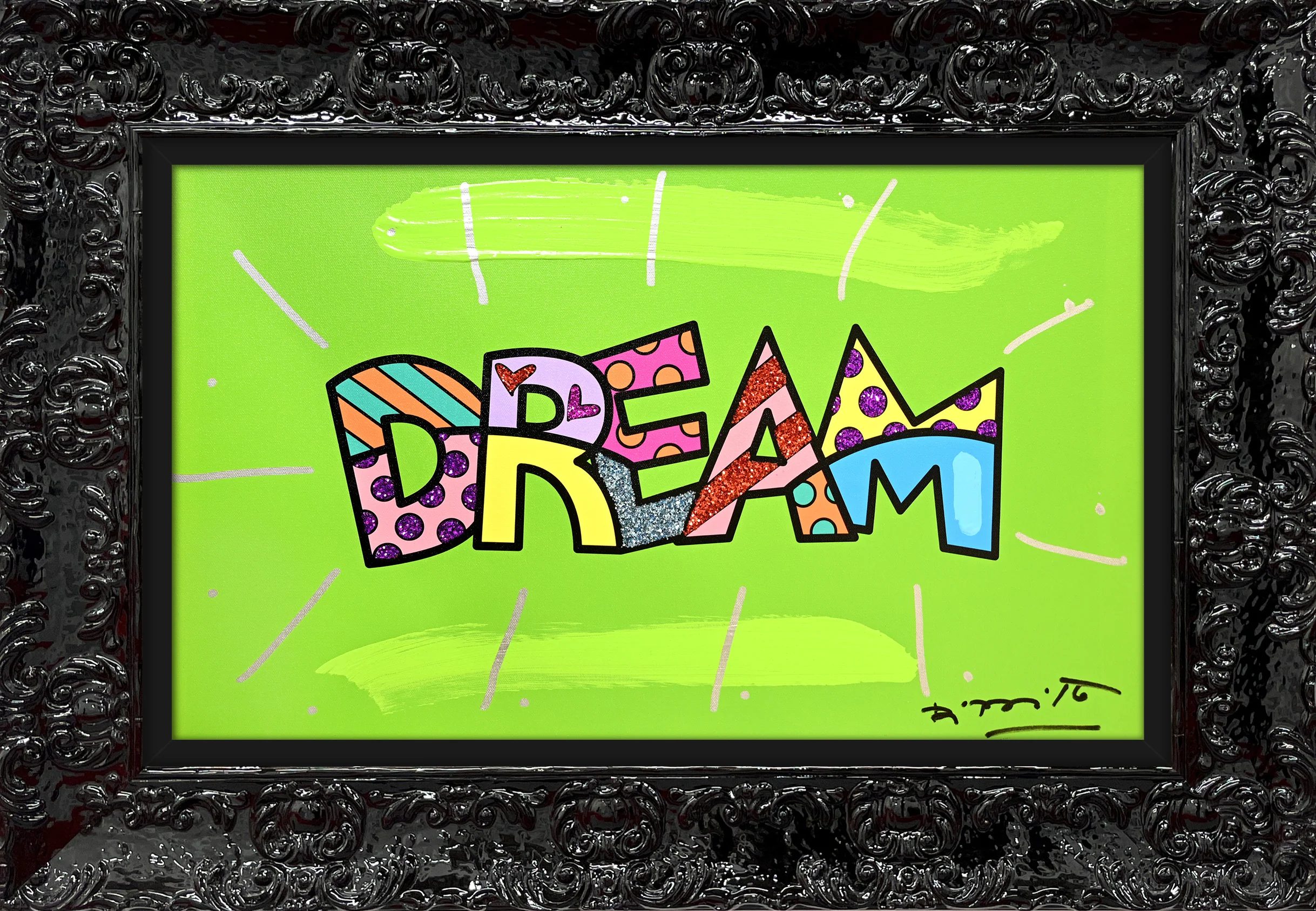 Dream (Word) - Mixed Media Original - Image 3