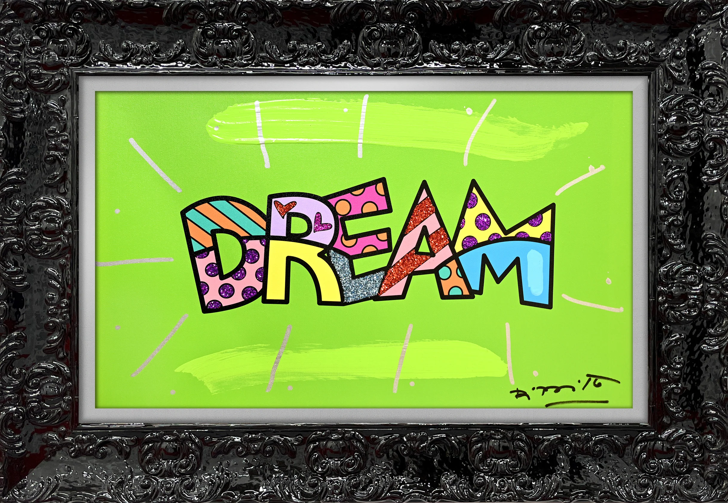 Dream (Word) - Mixed Media Original - Image 4