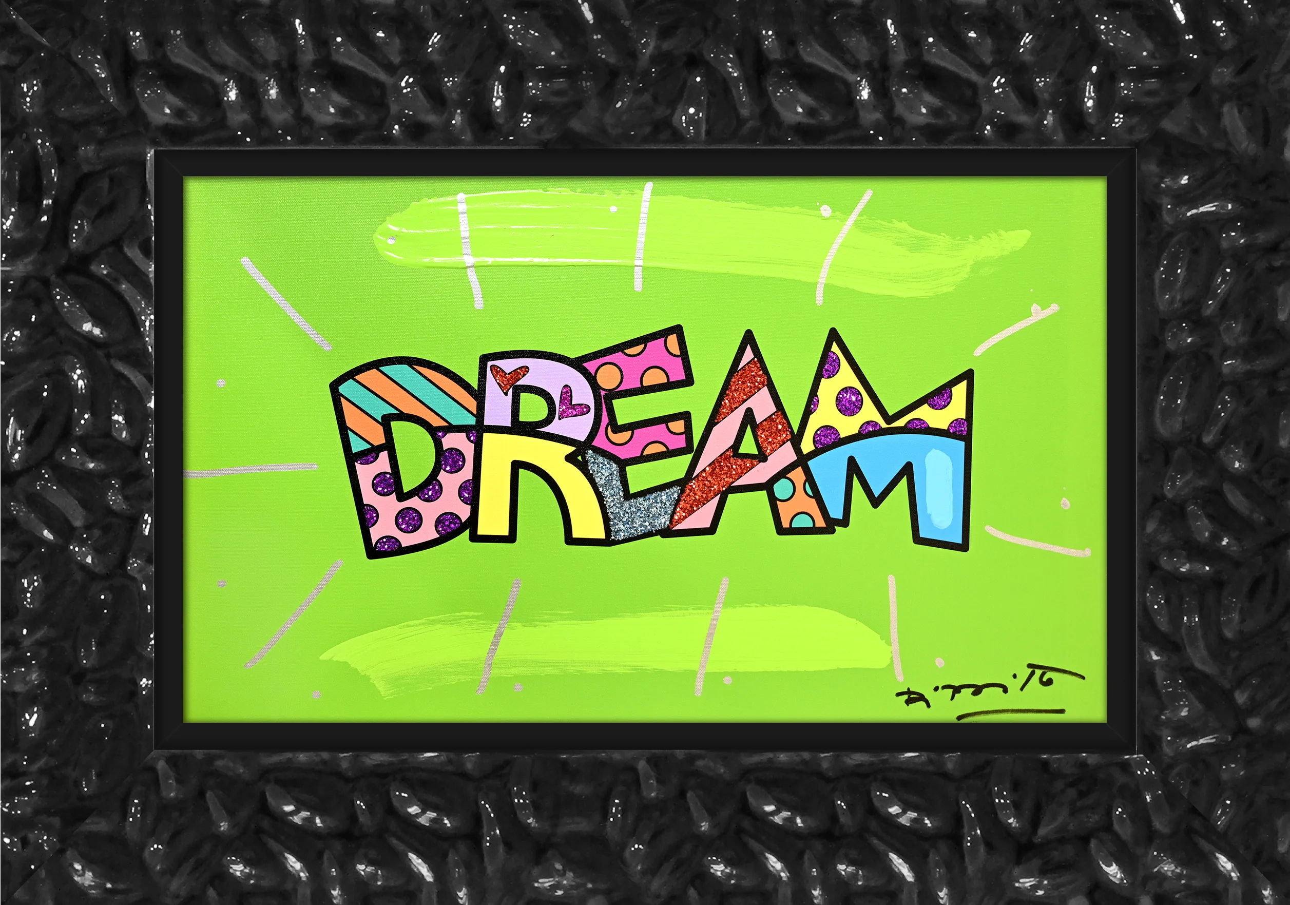 Dream (Word) - Mixed Media Original - Image 5
