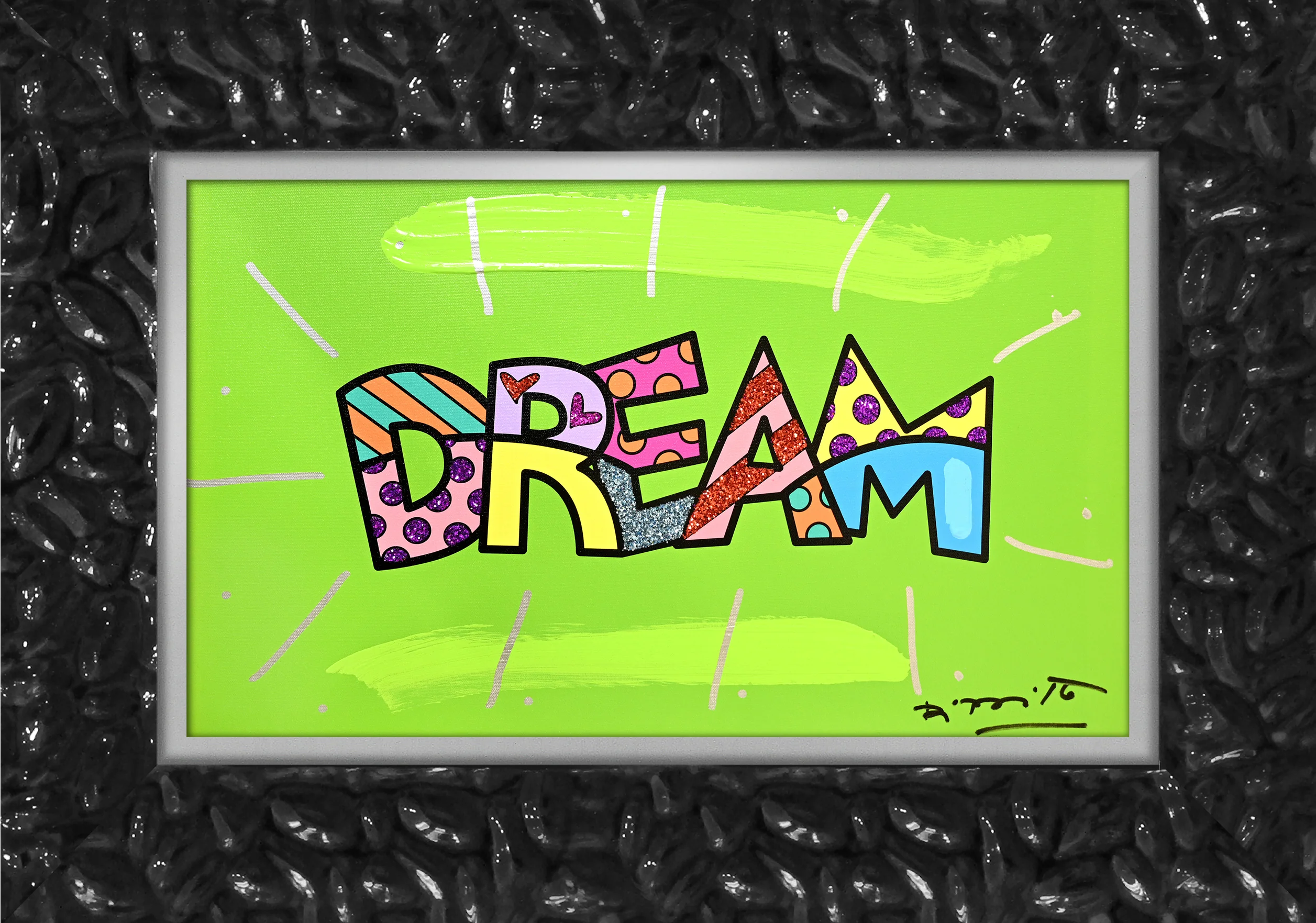 Dream (Word) - Mixed Media Original - Image 6