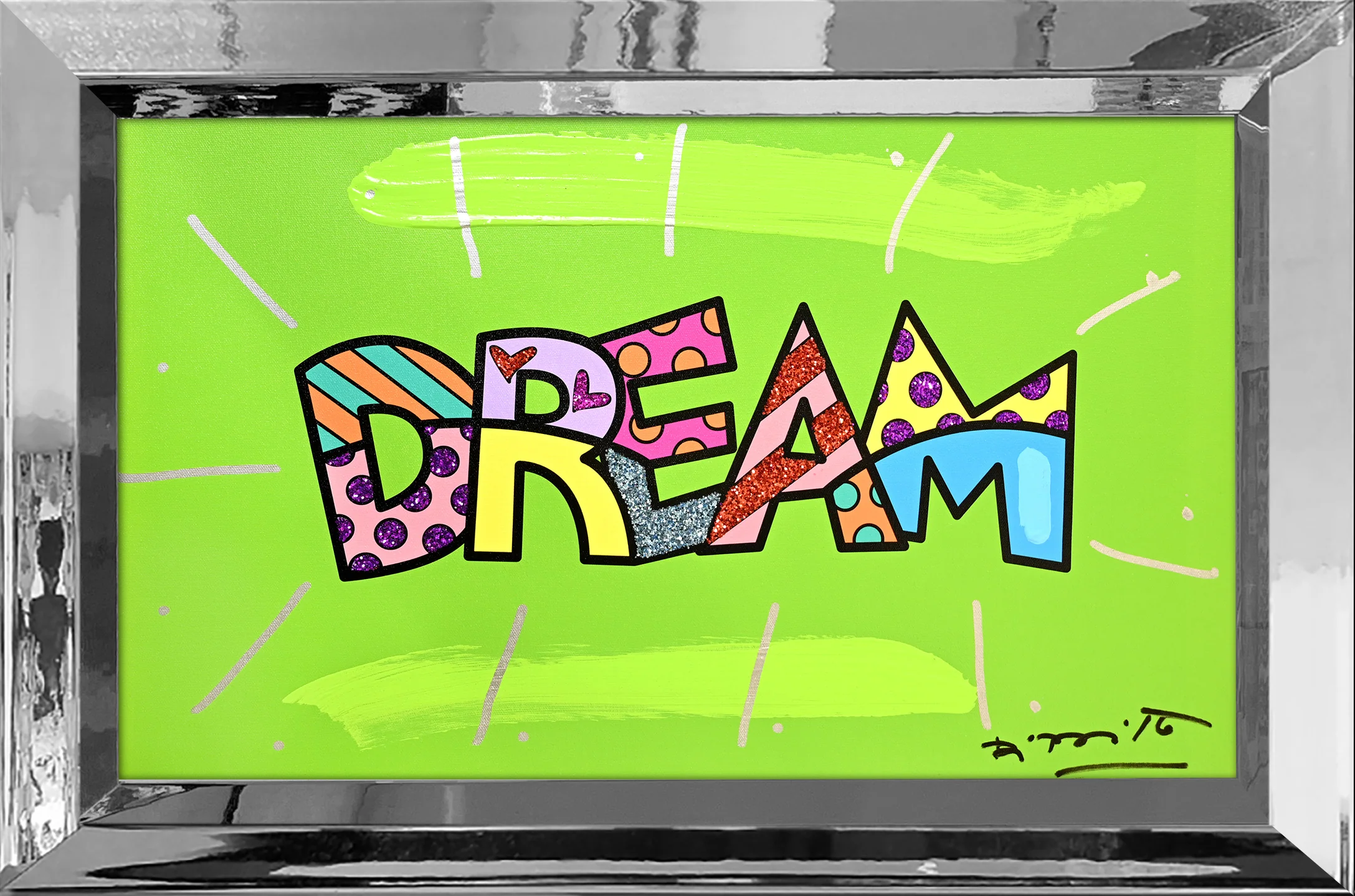 Dream (Word) - Mixed Media Original - Image 7