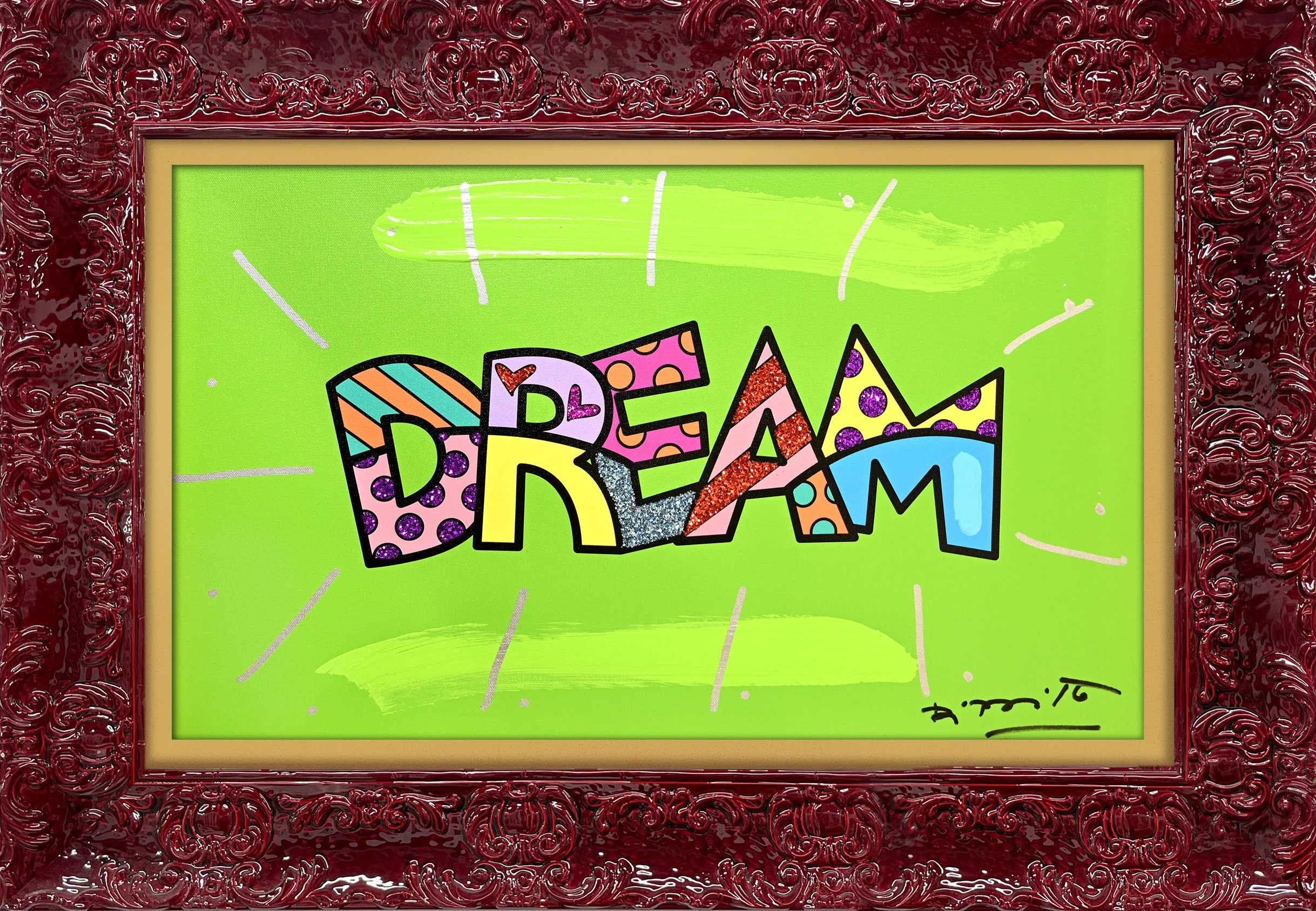 Dream (Word) - Mixed Media Original - Image 8