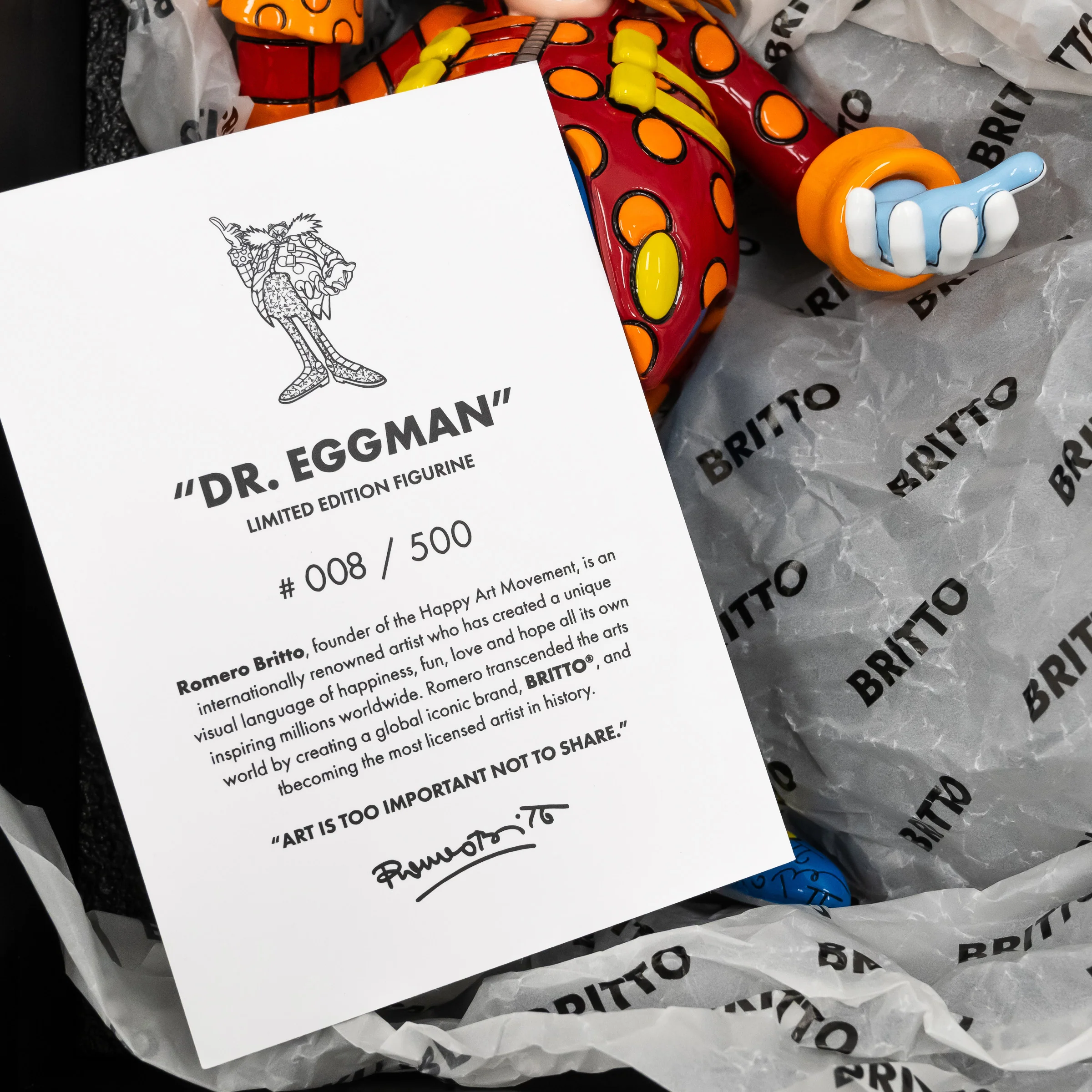 Dr. Eggman - Sega By Britto - Limited Edition Figurine - Image 7