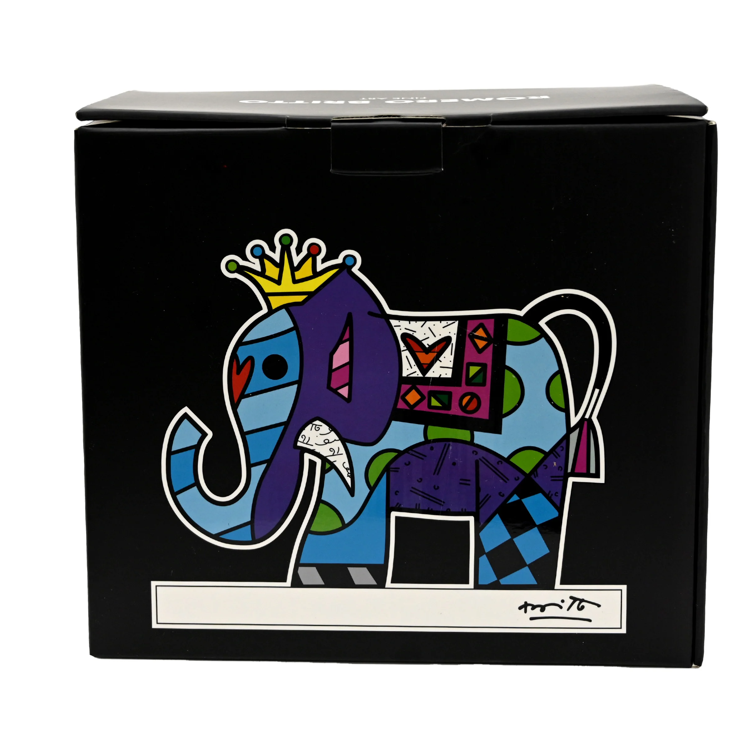 Elephant (Black Base) - Limited Edition Sculpture - Image 6