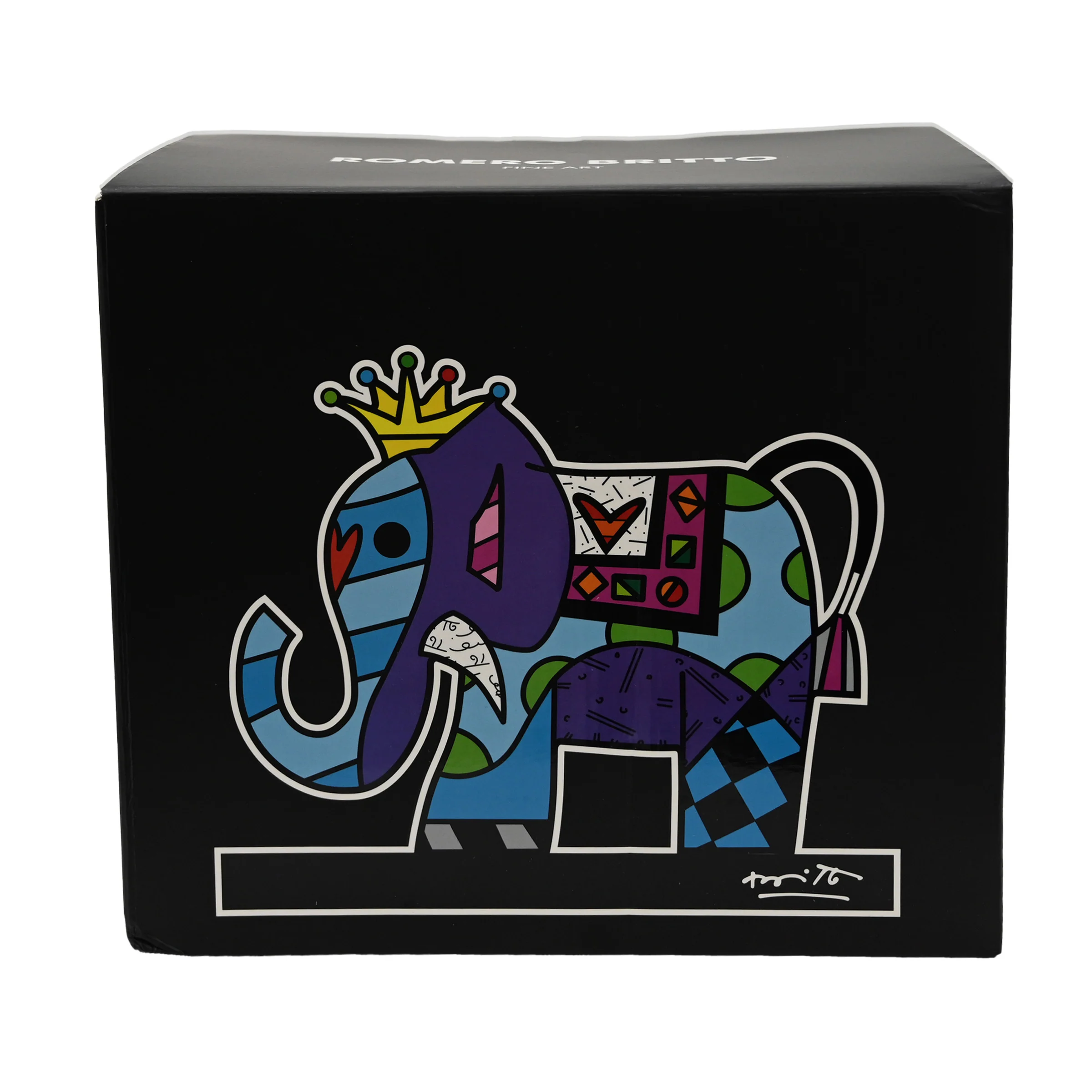 Elephant (Black Base) - Limited Edition Sculpture - Image 7