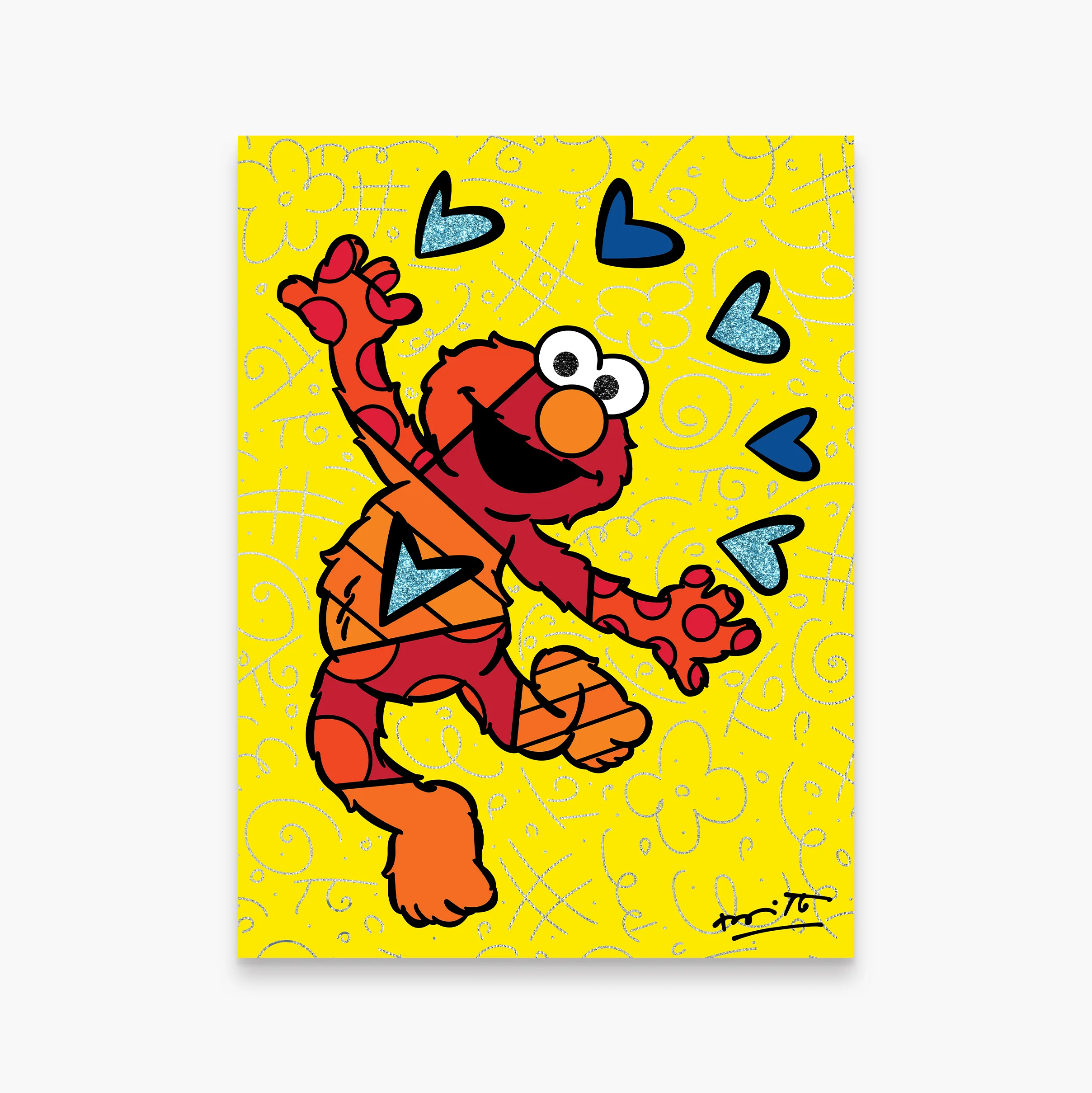 Elmo - Sesame Street - Limited Edition Print