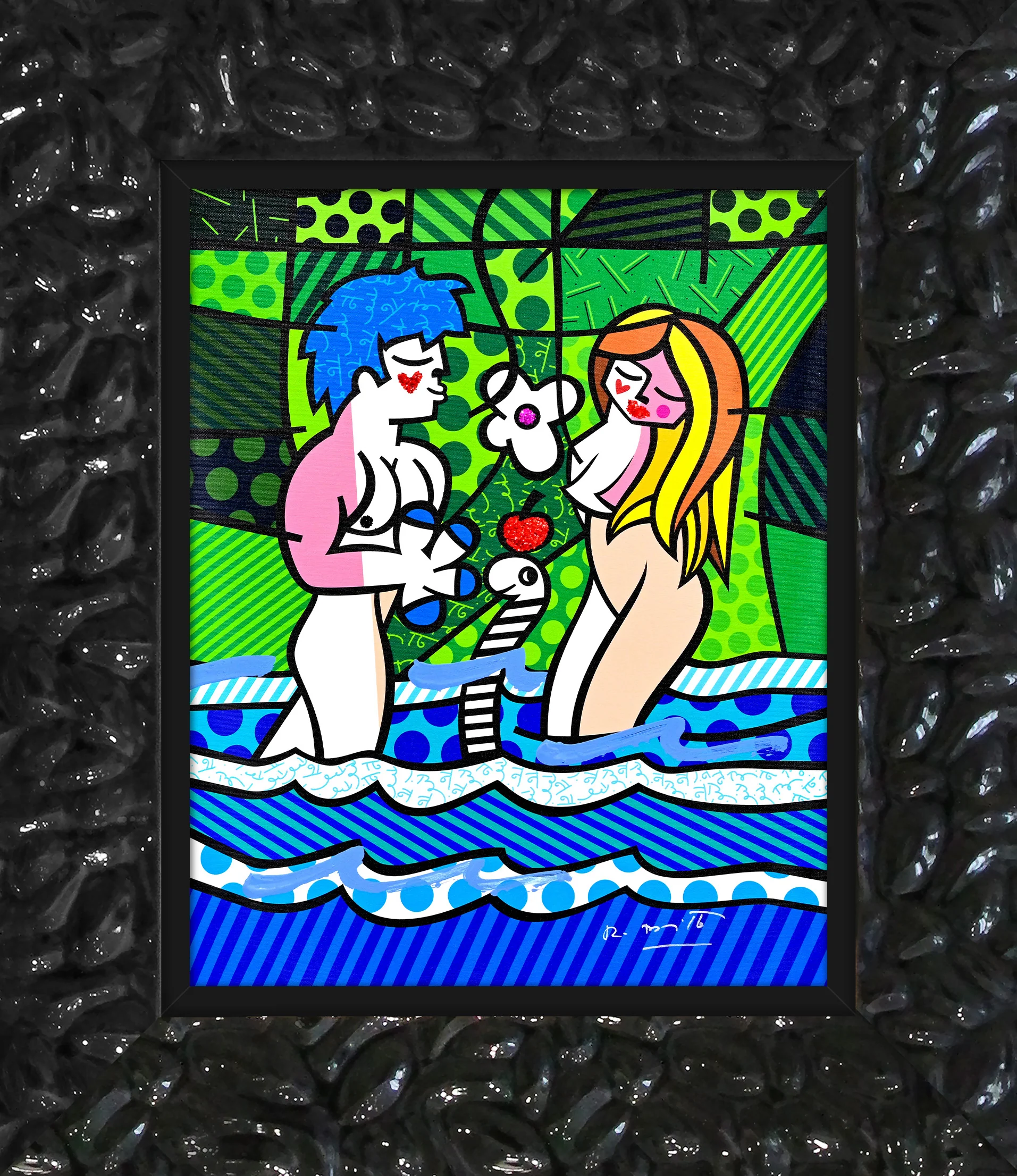 Eve & Adam - Mixed Media Original - Image 2