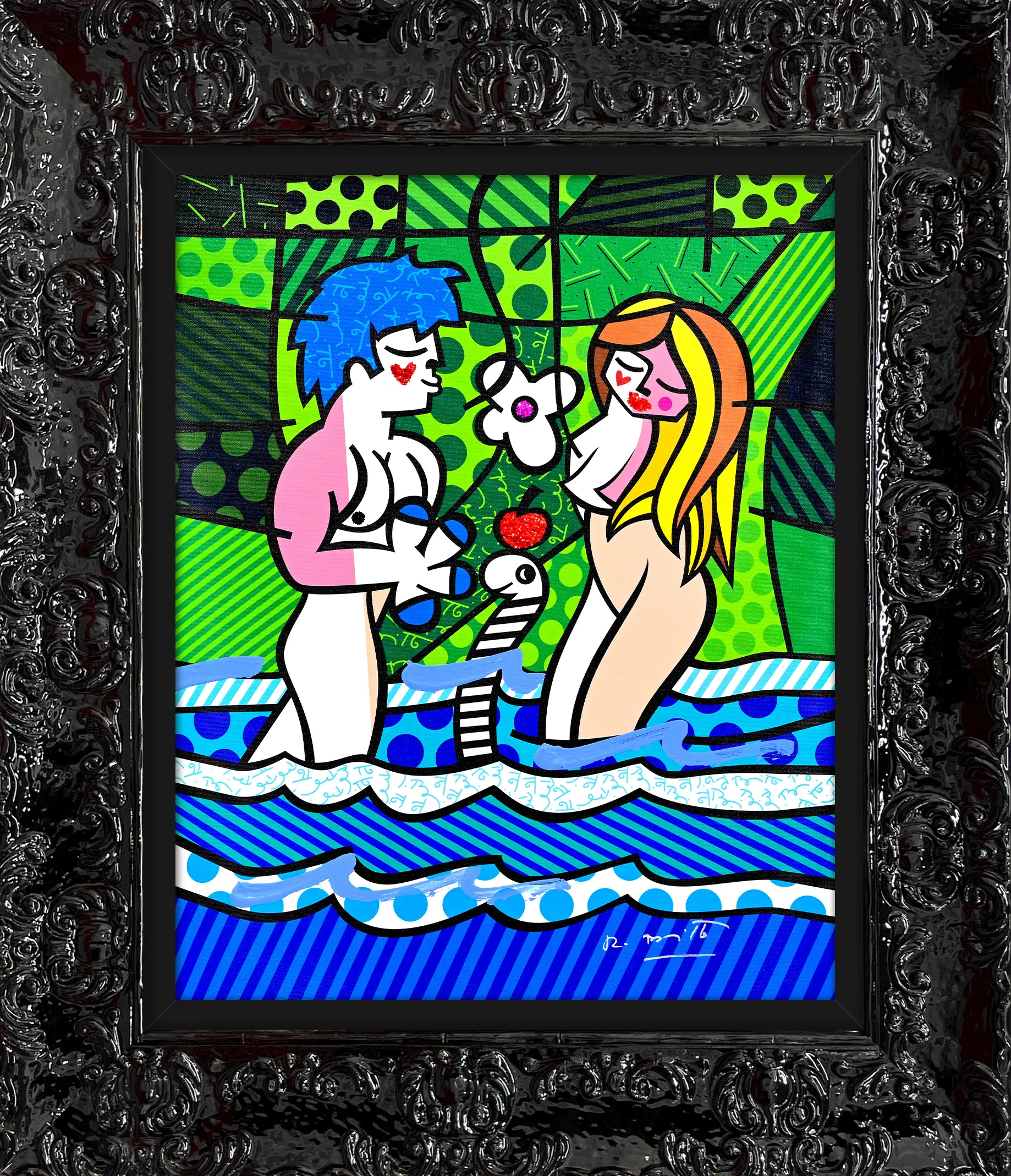 Eve & Adam - Mixed Media Original - Image 8
