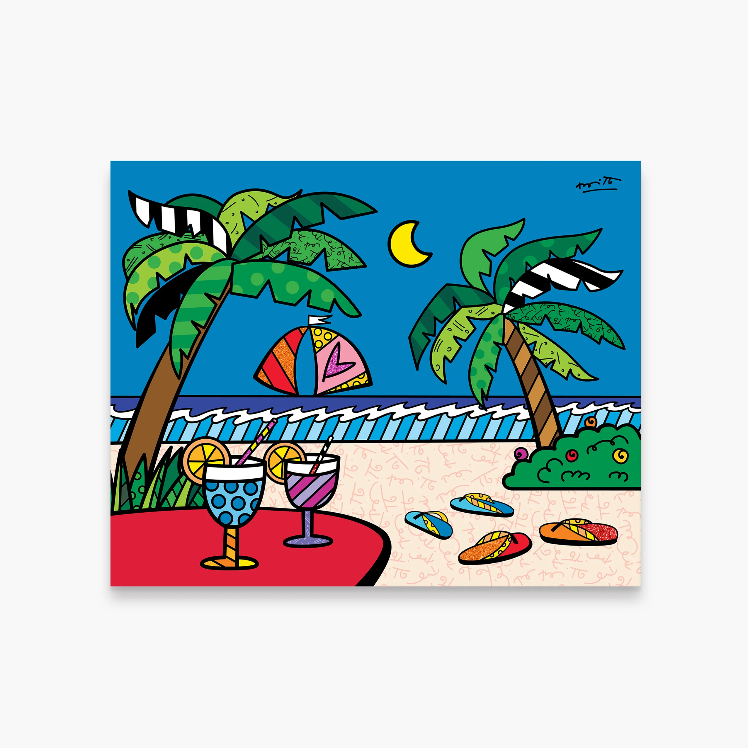 Evening Beach - Limited Edition Print