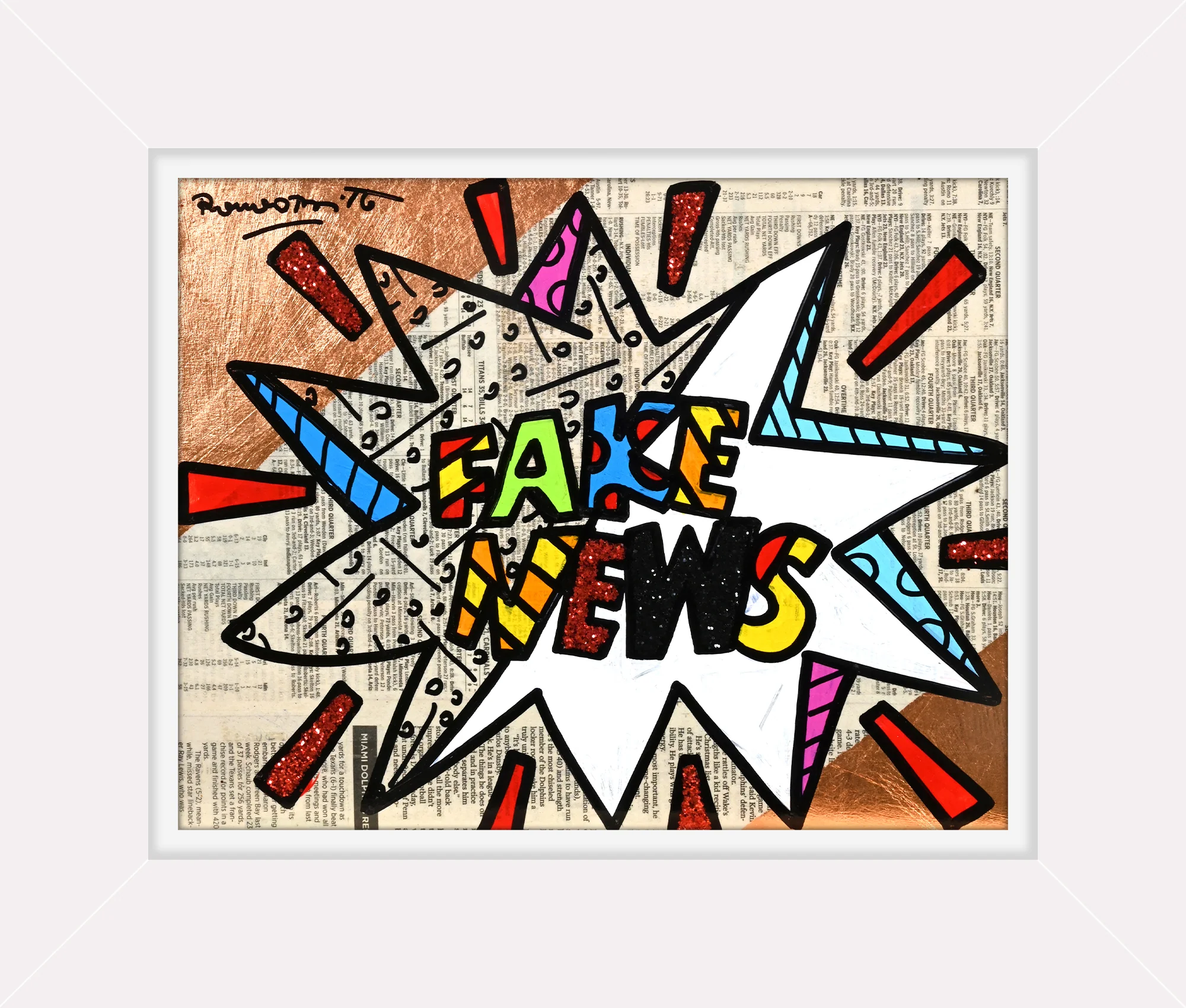 FAKE NEWS -  Original Painting - Image 14
