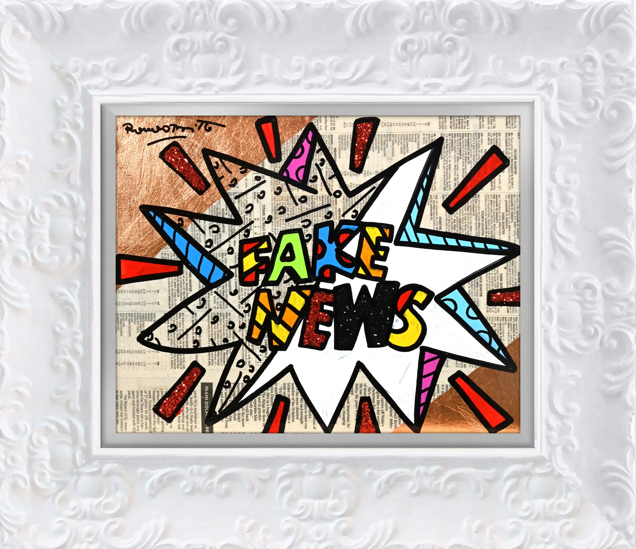 FAKE NEWS -  Original Painting - Image 15