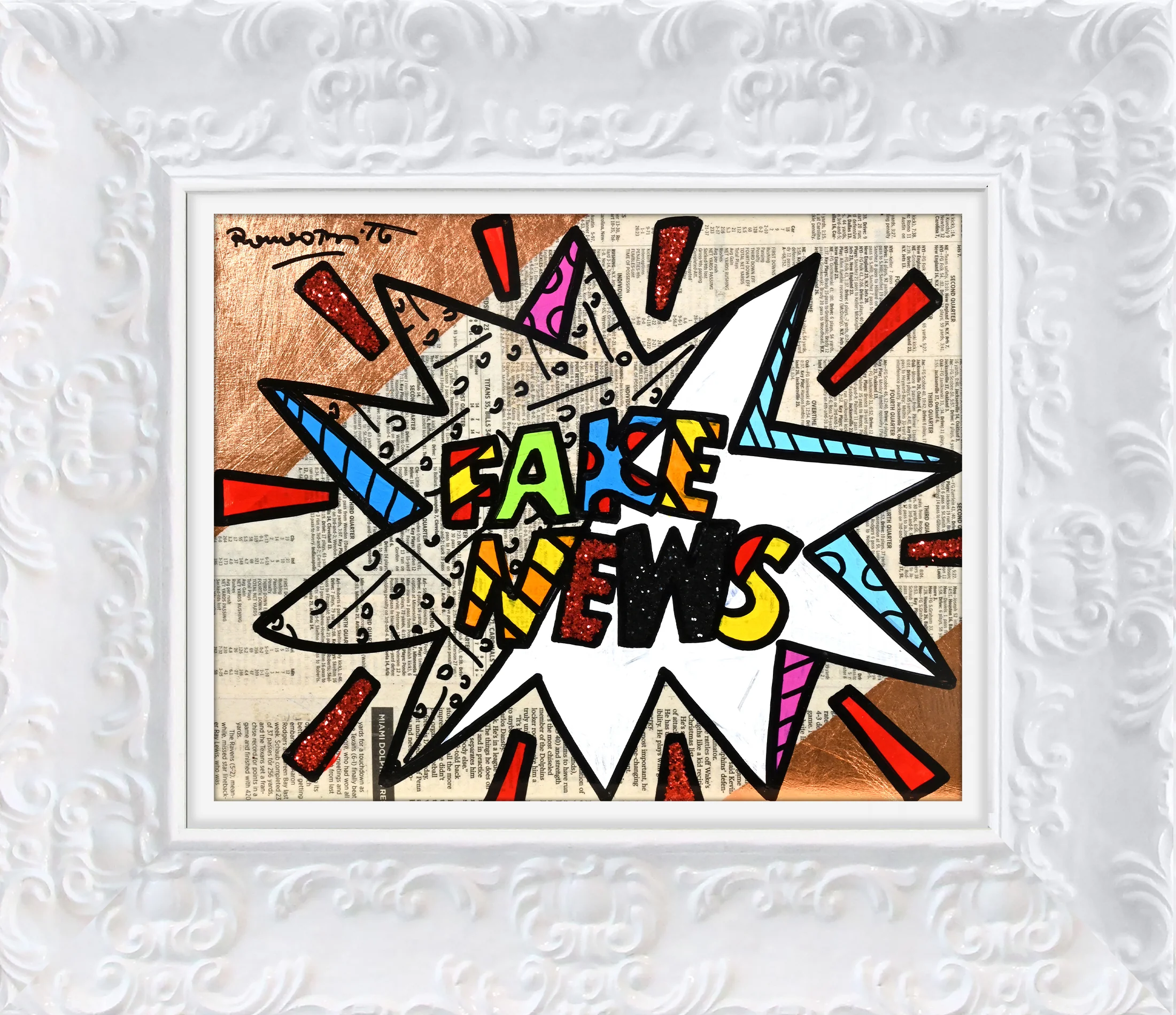 FAKE NEWS -  Original Painting - Image 16