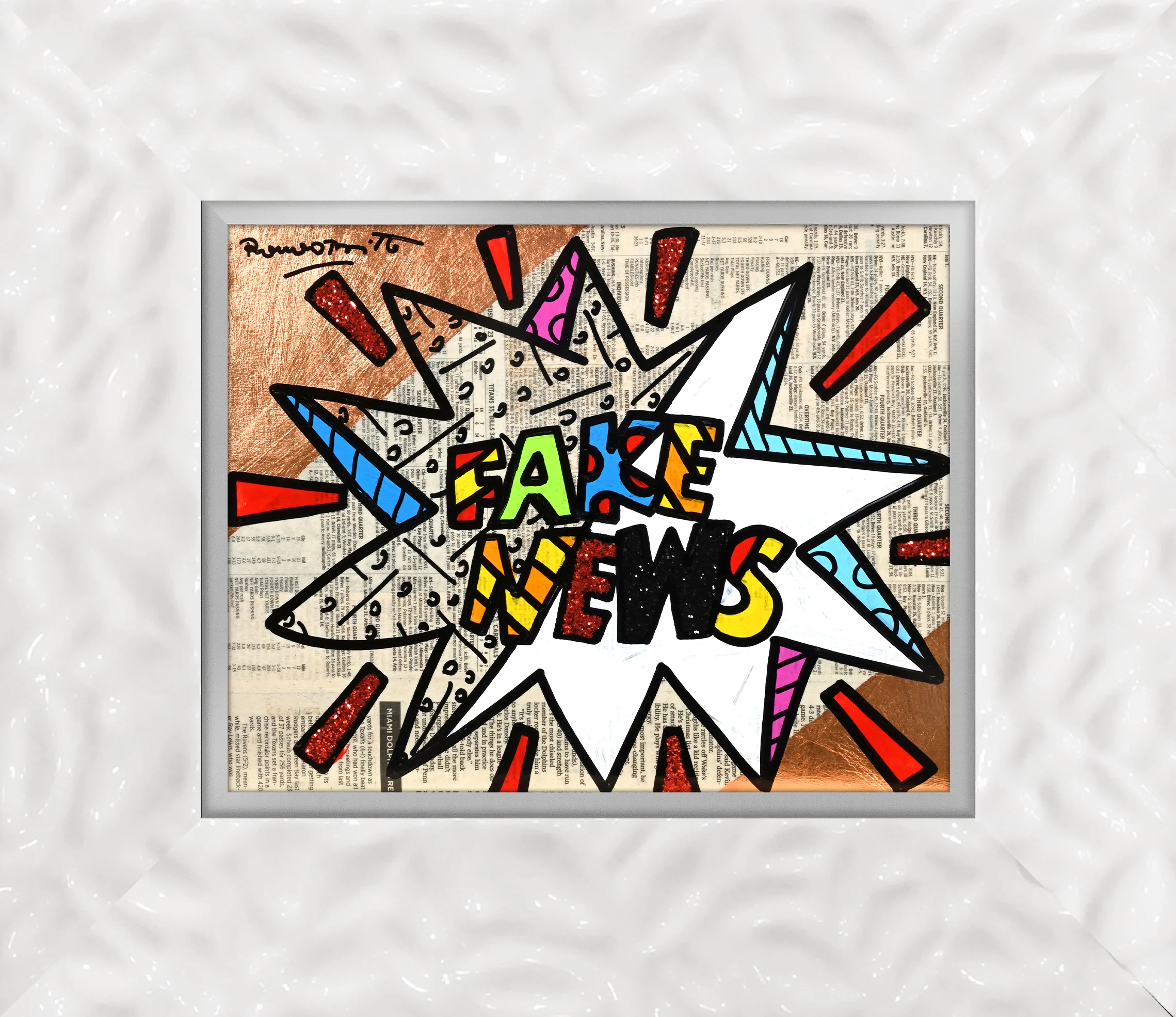 FAKE NEWS -  Original Painting - Image 17