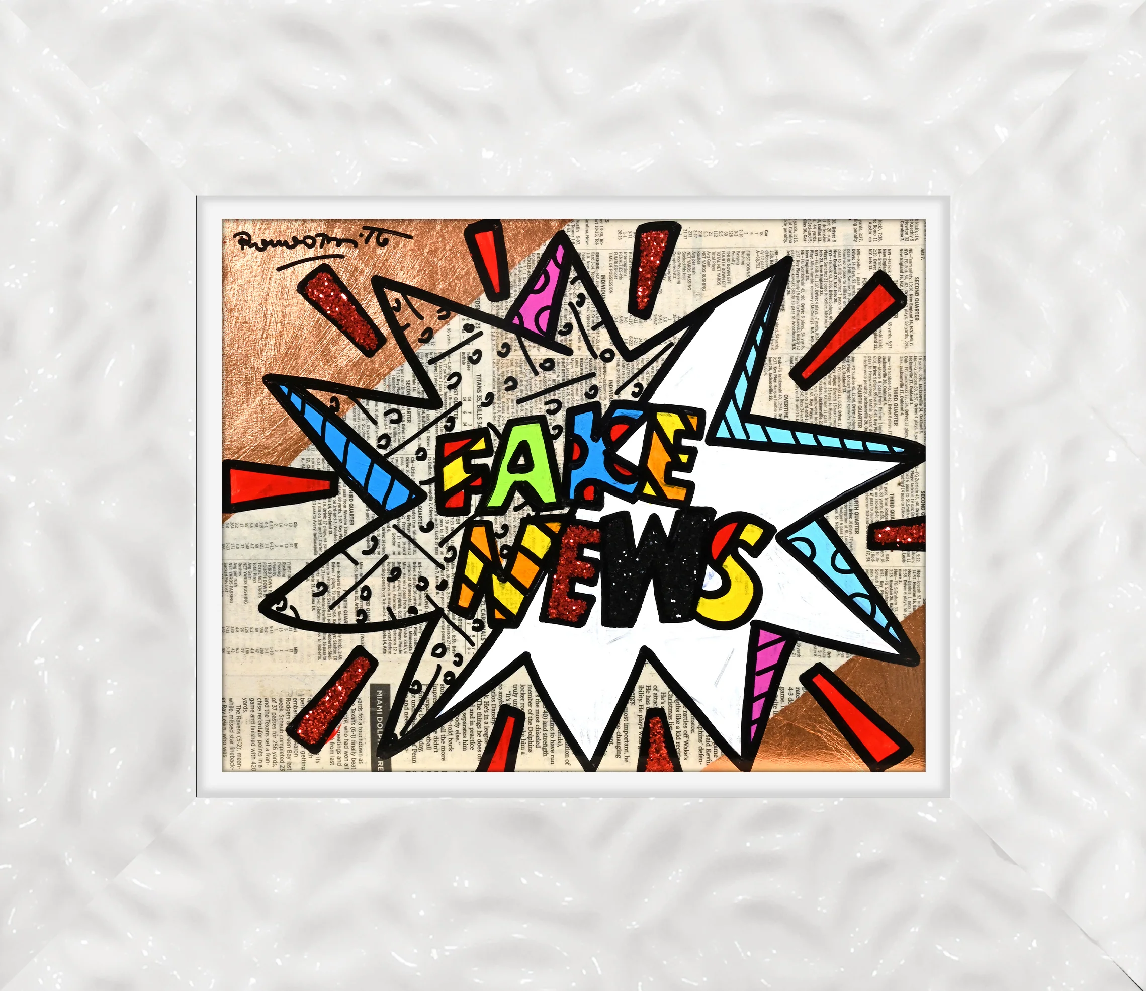 FAKE NEWS -  Original Painting - Image 18