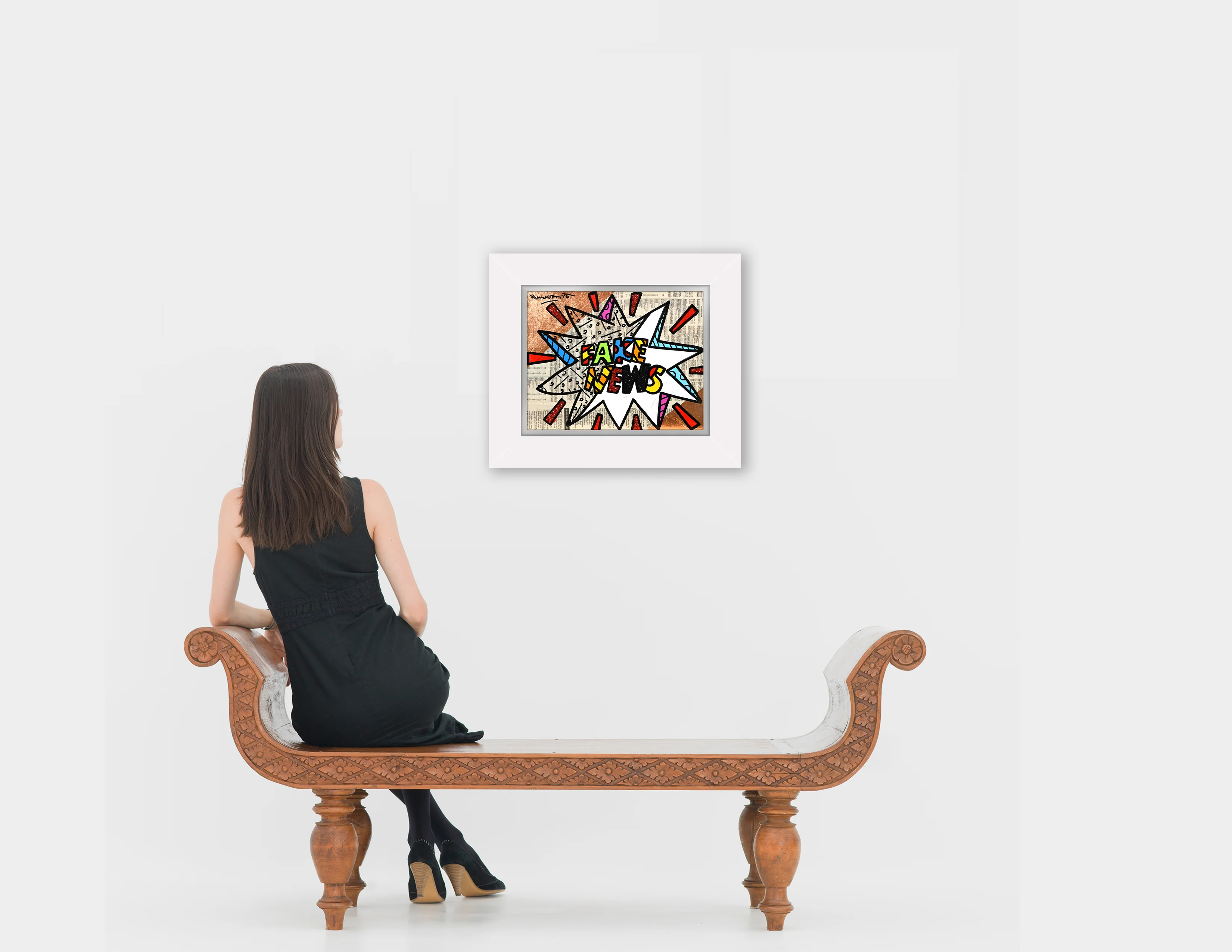 FAKE NEWS -  Original Painting - Image 4