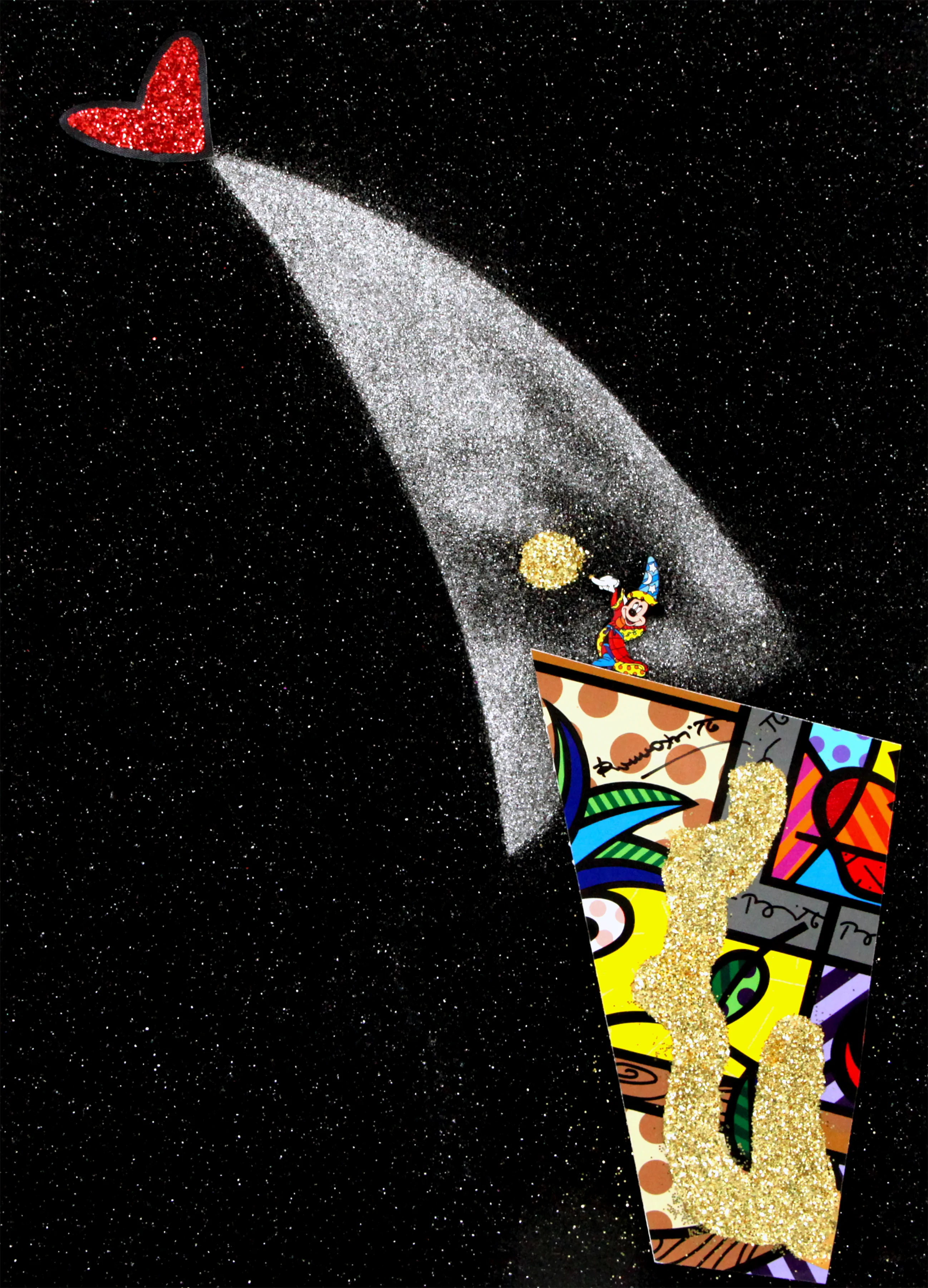 Fantasia Mickey (Assemblage) - Original Object Art