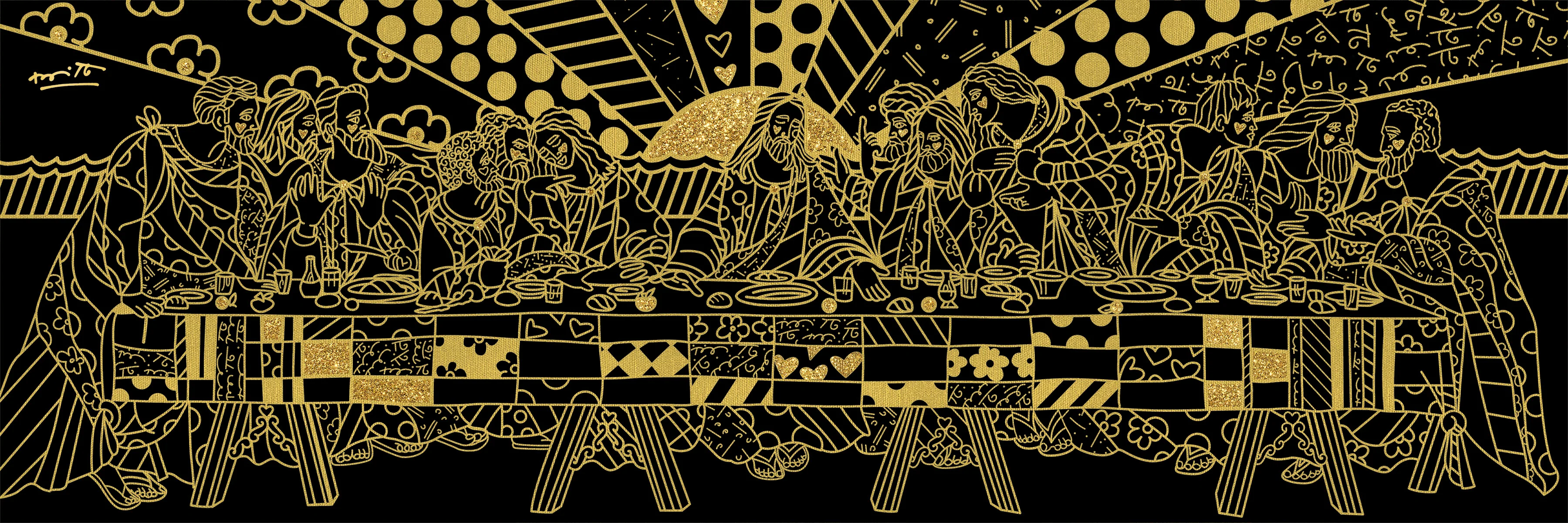 First Brunch Gold - Limited Edition Print