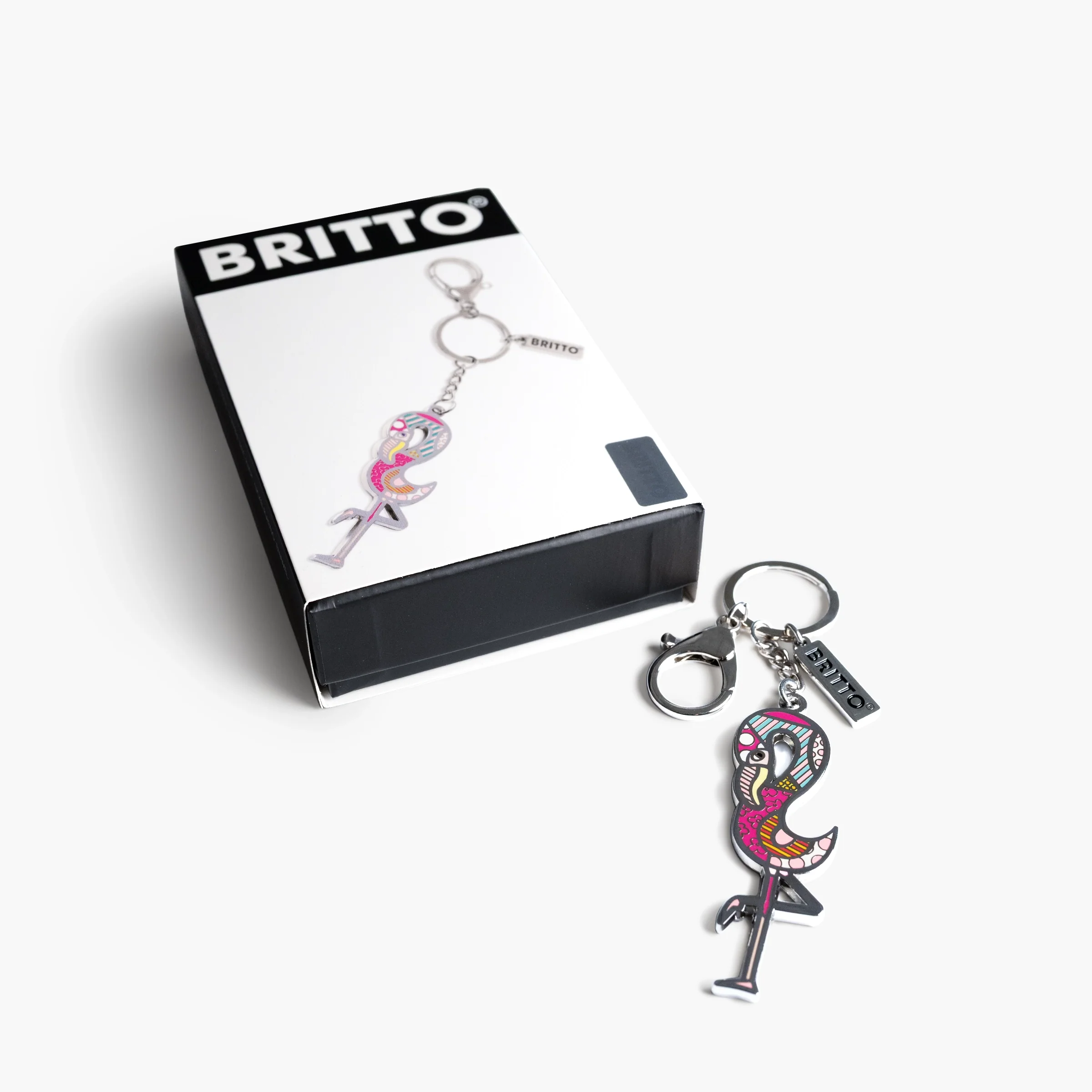 Flamingo Britto Keychain & Bag Charm - Image 3
