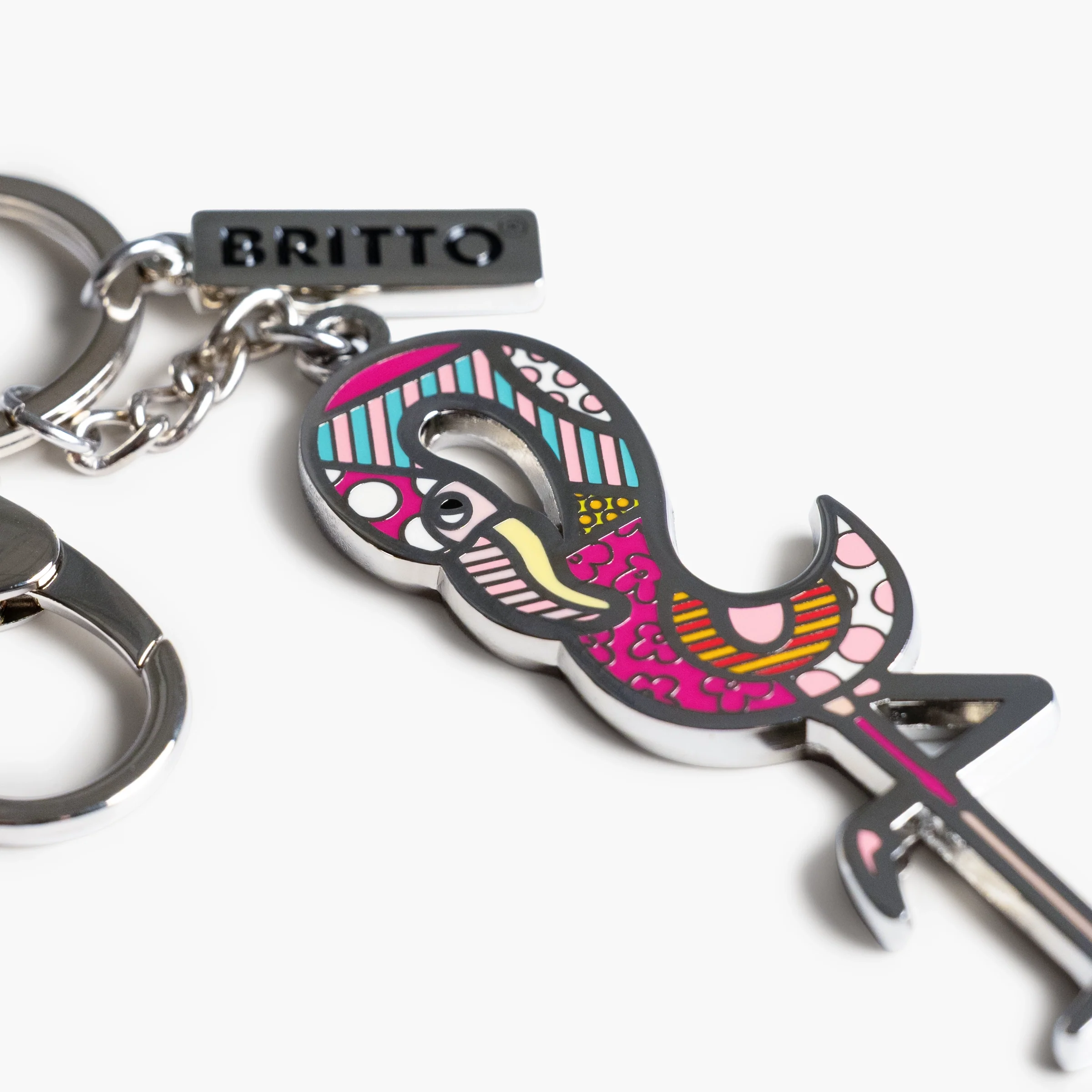 Flamingo Britto Keychain & Bag Charm - Image 4