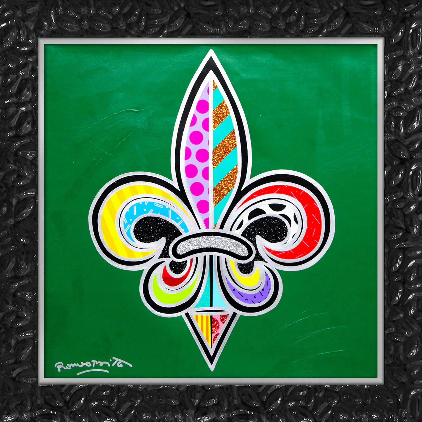 Fleur-De-Lis - Mixed Media Original - Image 7
