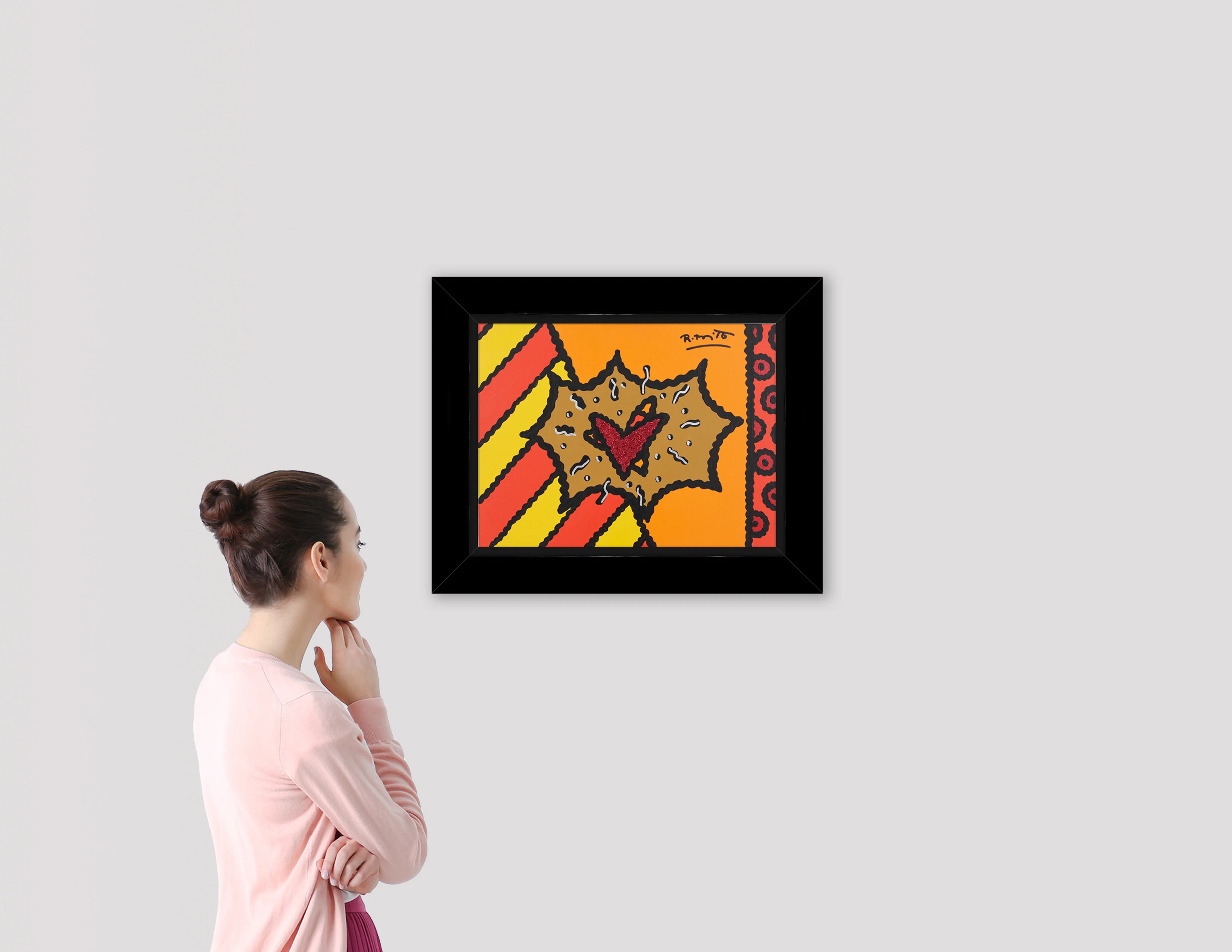 FLORIDA (TWO HEARTS) - Original Painting - Image 3